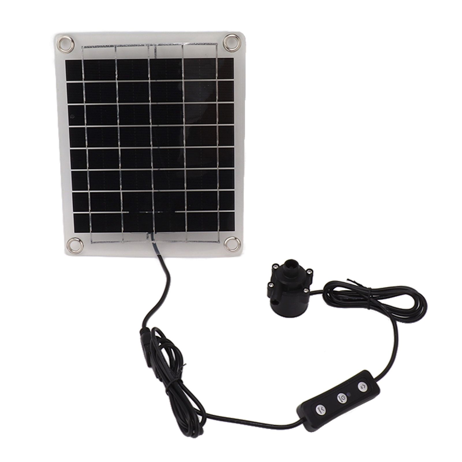 Solar Water Pump Kit 20W Submersible for Fountain Pond Bird Bath Irrigation Adjustable Water Volume with Switch - Image 6