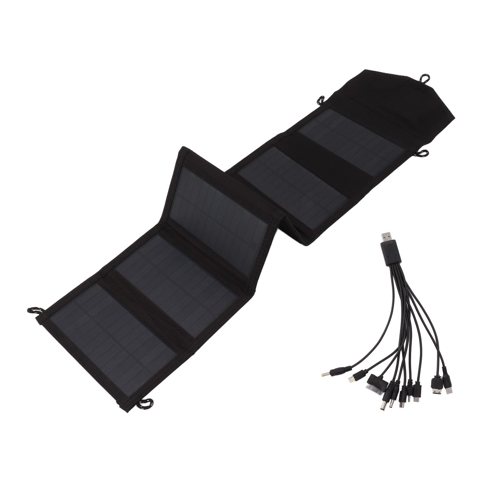 Solar Panel Charger IP65 Foldable 20W 5V USB Portable Solar Panel Charger for Smartphones Tablets - Image 1