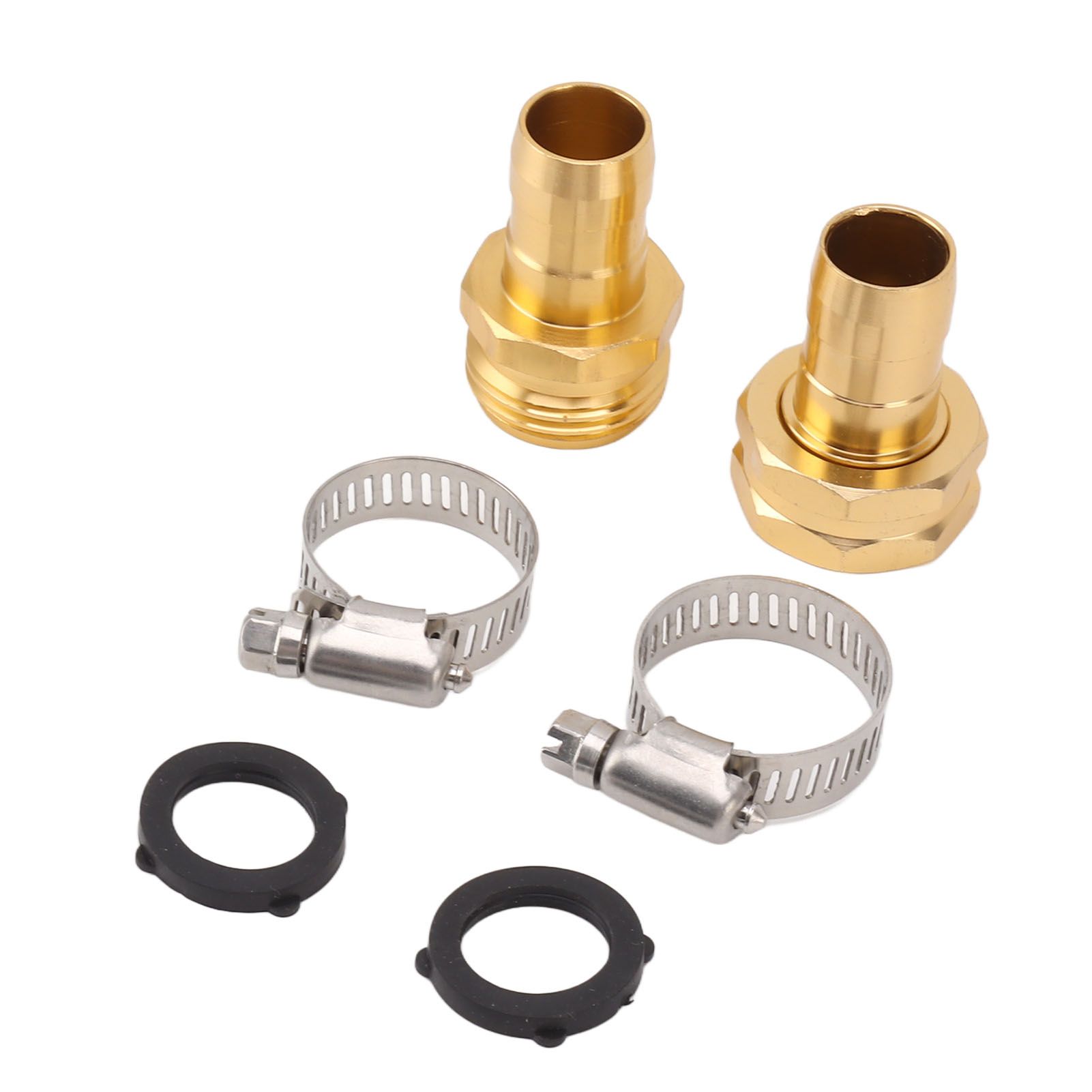 3 Set Garden Hose Repair Kit Hose Repair Connector with Clamps for 3/4 5/8 Garden Hose - Image 8