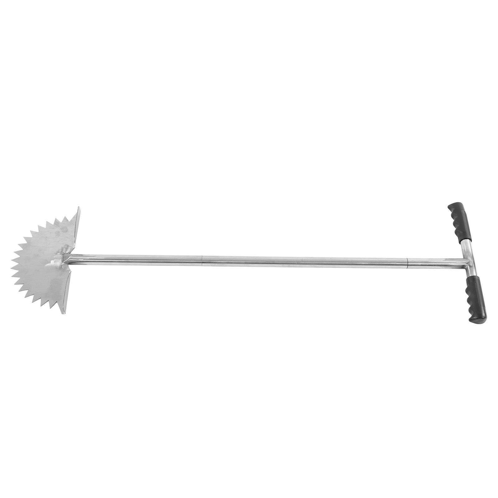 Manual Lawn Edger with Saw Tooth Blade Half Moon Edger Lawn Tool with T Grip Handle for Cleaning Edges Along Sidewalks - Image 3