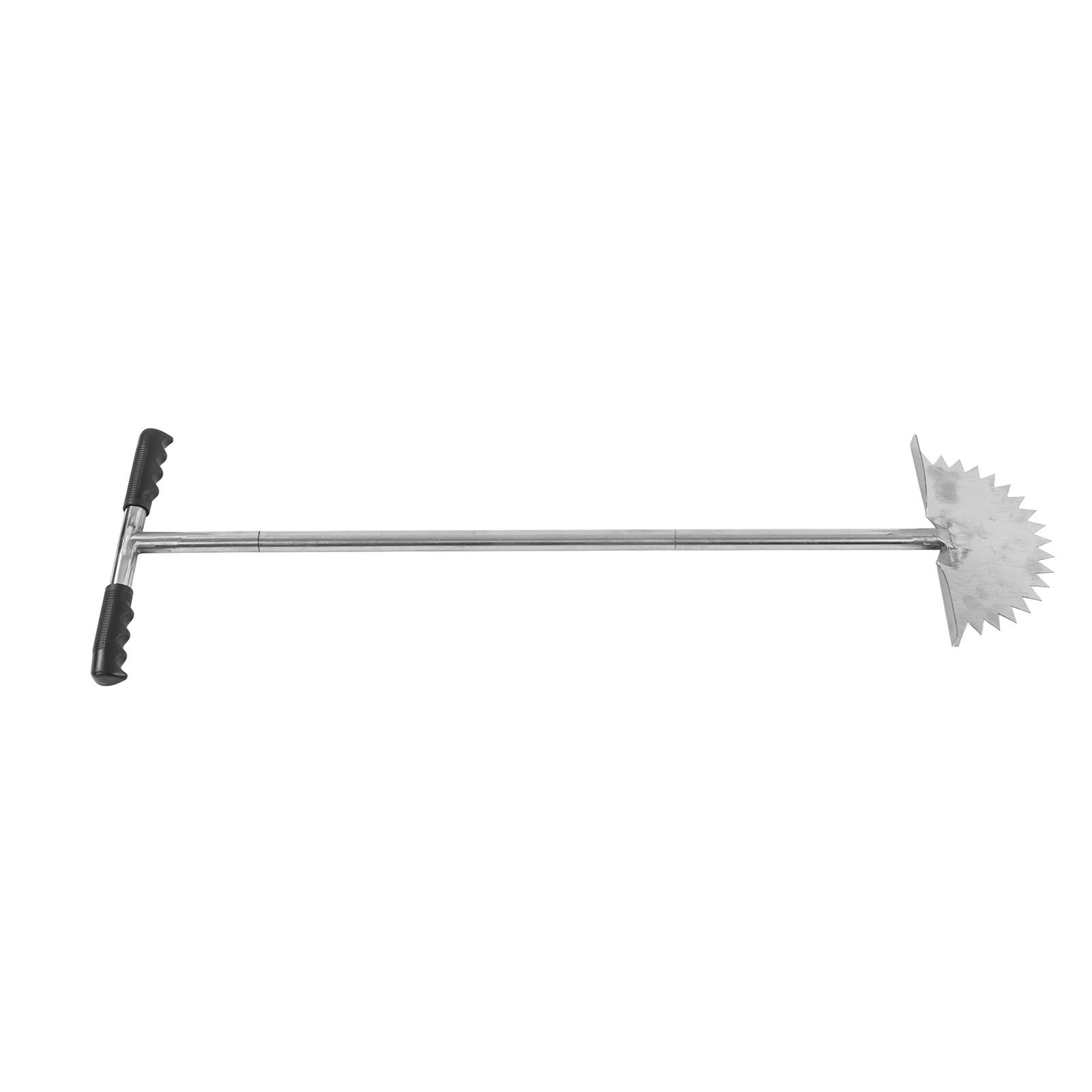 Manual Lawn Edger with Saw Tooth Blade Half Moon Edger Lawn Tool with T Grip Handle for Cleaning Edges Along Sidewalks - Image 4