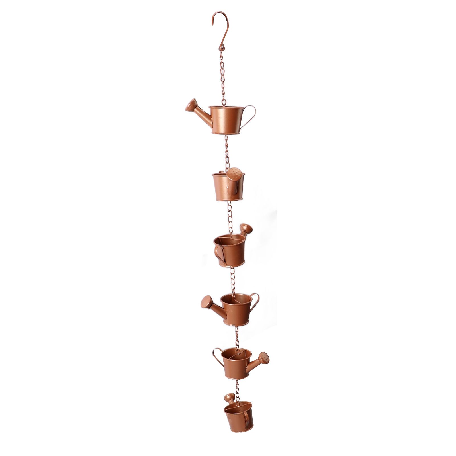 Kettle Rain Chain Elegant Stable Metal Hanging Kettle Rain Chain for Garden Artwork Decoration - Image 1