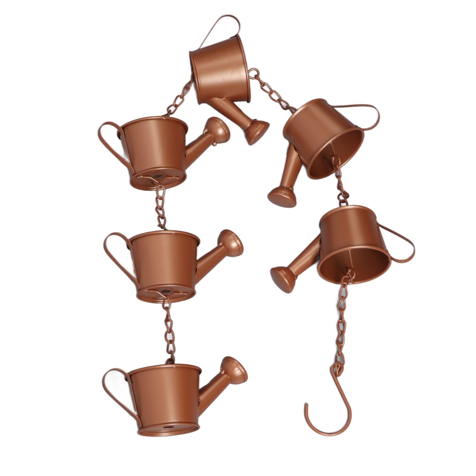 Kettle Rain Chain Elegant Stable Metal Hanging Kettle Rain Chain for Garden Artwork Decoration - Image 5