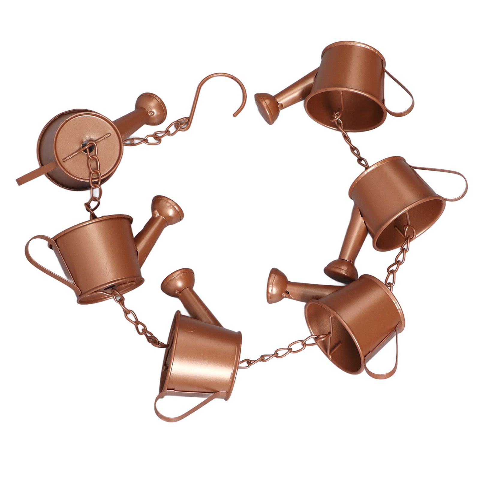 Kettle Rain Chain Elegant Stable Metal Hanging Kettle Rain Chain for Garden Artwork Decoration - Image 7