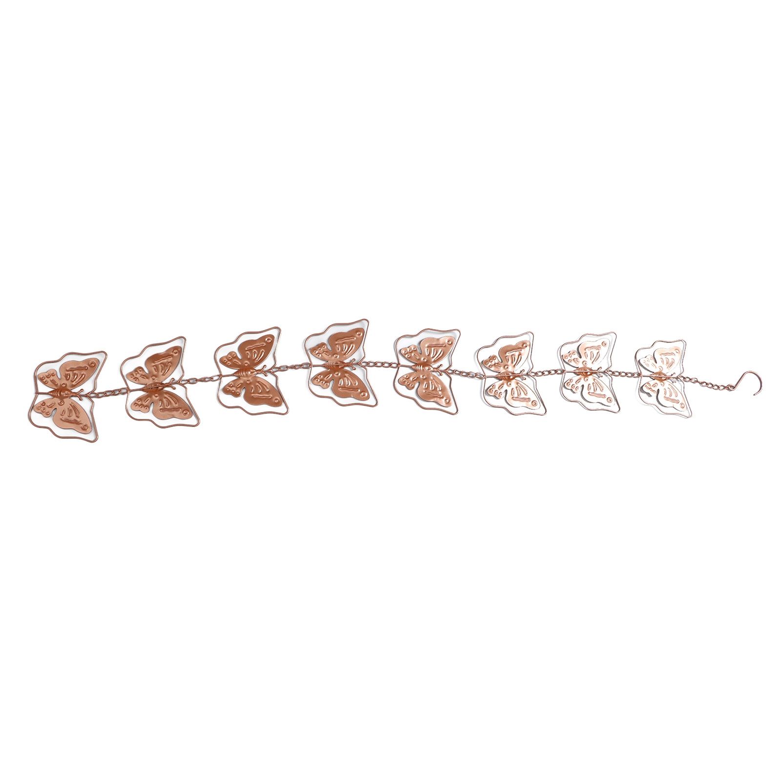 Butterfly Rain Chain Metal Outdoor Decorative Downspout Hanging Drainage Rain Catcher - Image 4