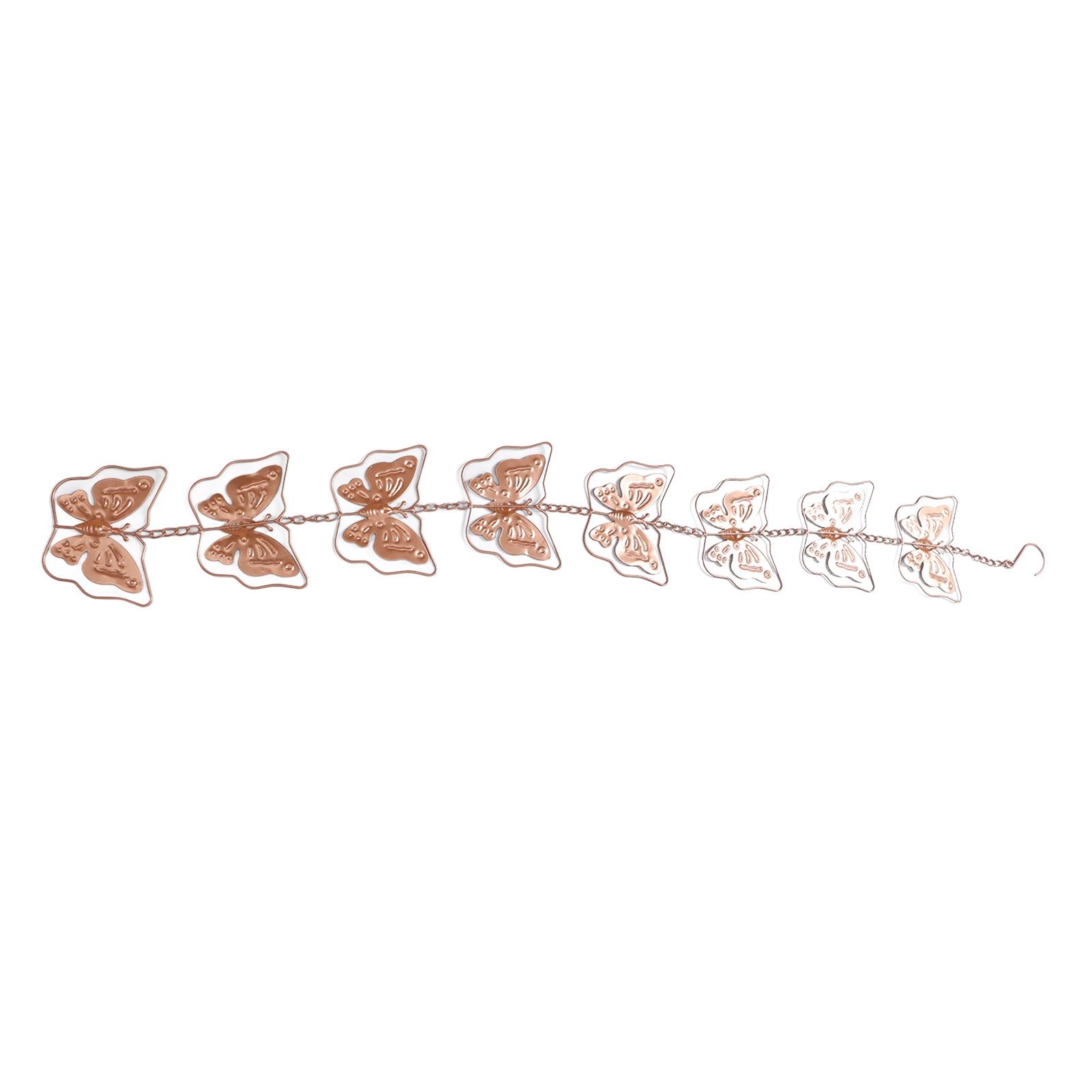 Butterfly Rain Chain Metal Outdoor Decorative Downspout Hanging Drainage Rain Catcher - Image 5