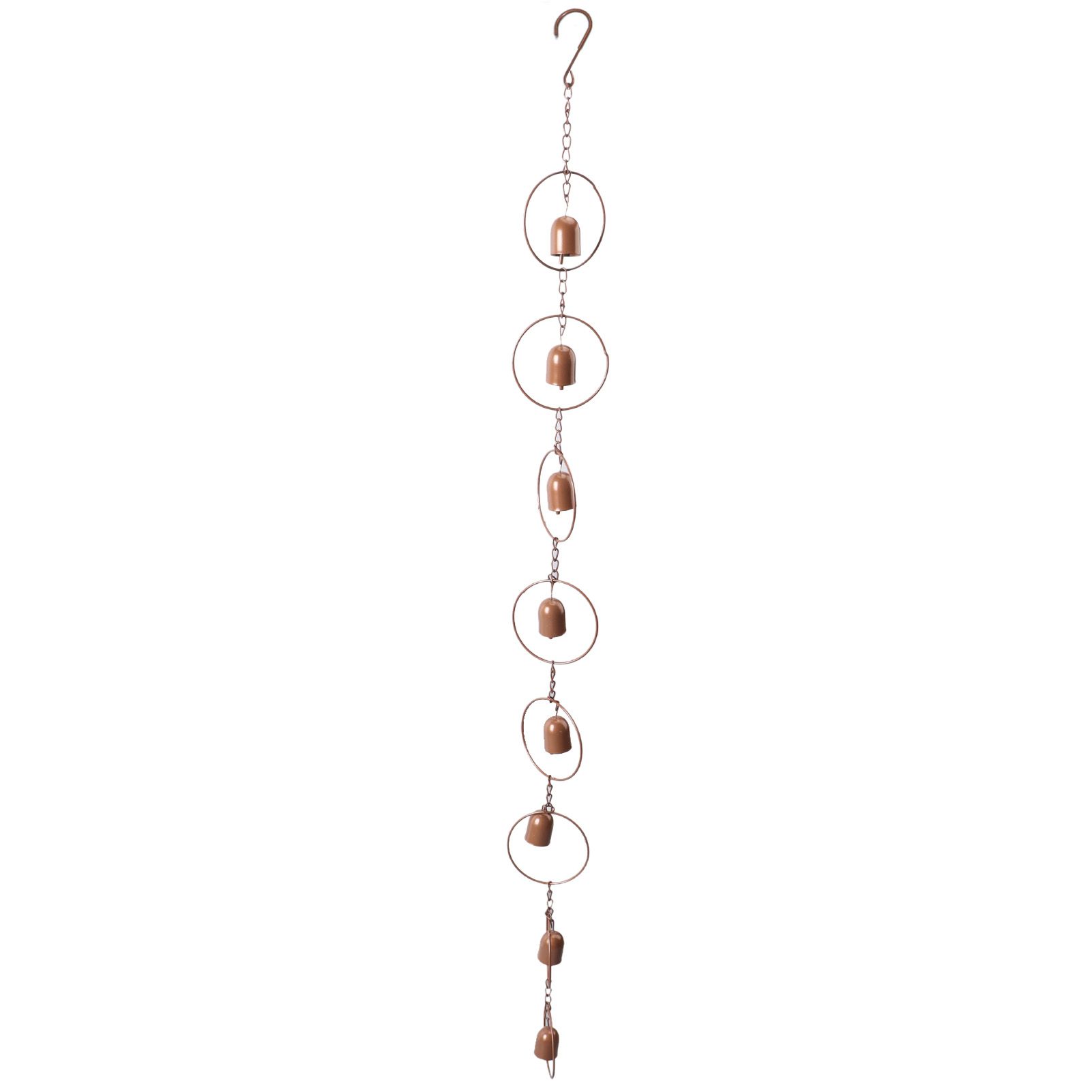 Hanging Rain Chime Metal Beautiful Sound Decorative Bell Shaped Rain Chain for Gutter Drainage - Image 2