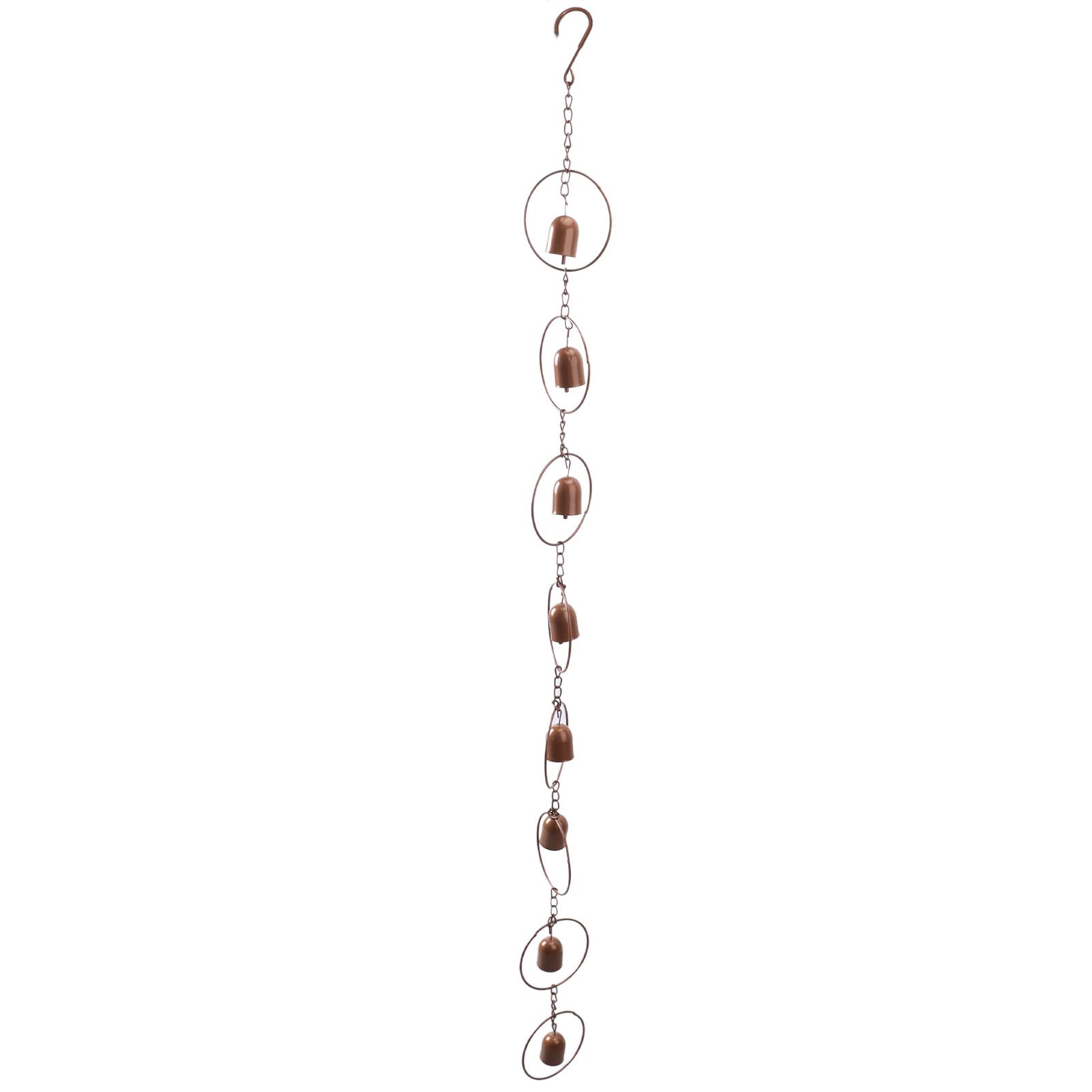 Hanging Rain Chime Metal Beautiful Sound Decorative Bell Shaped Rain Chain for Gutter Drainage - Image 3