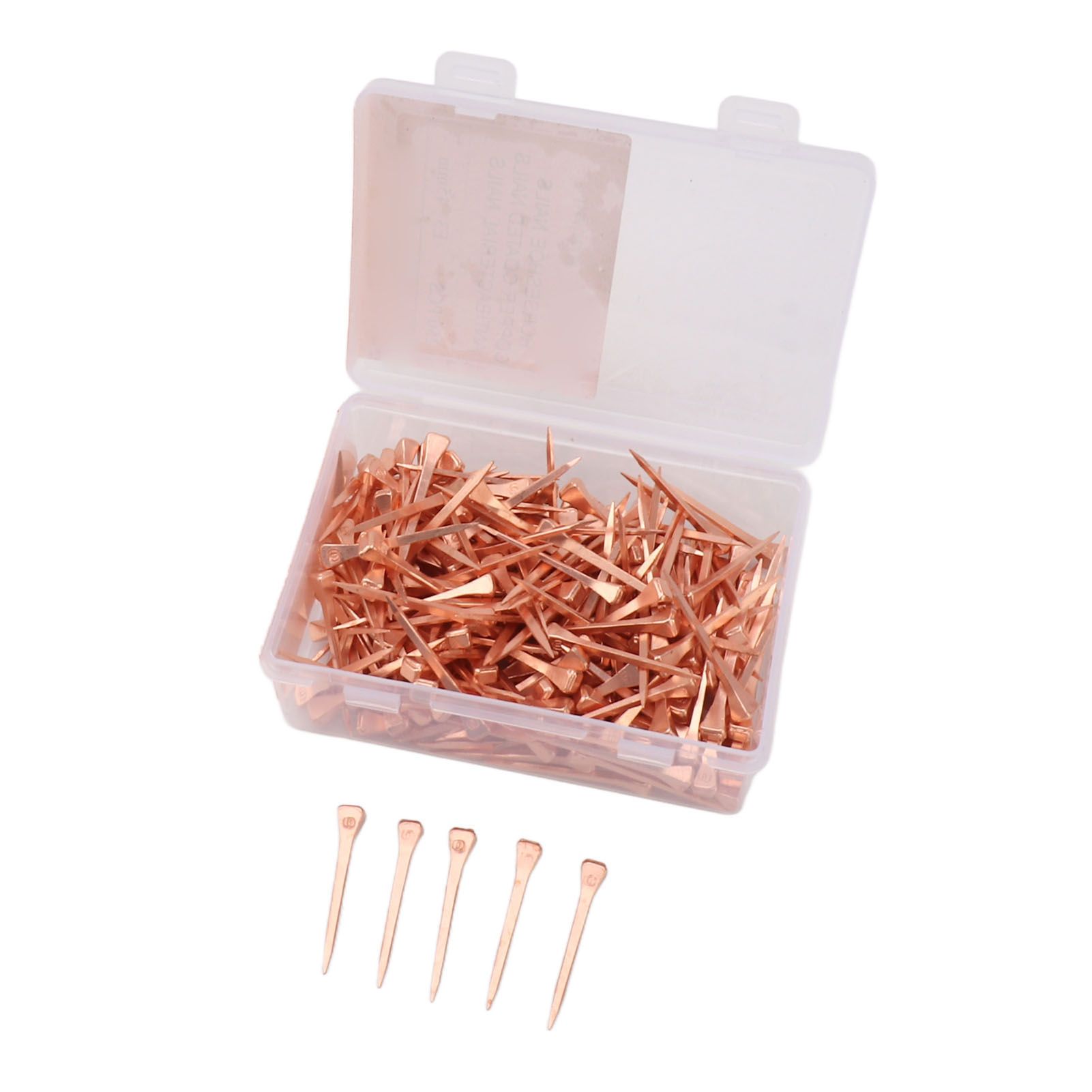 250Pcs Horseshoe Nails Copper Plated Rustproof Equestrian Riding Equipment Pet Supplies 45mm E3 - Image 2