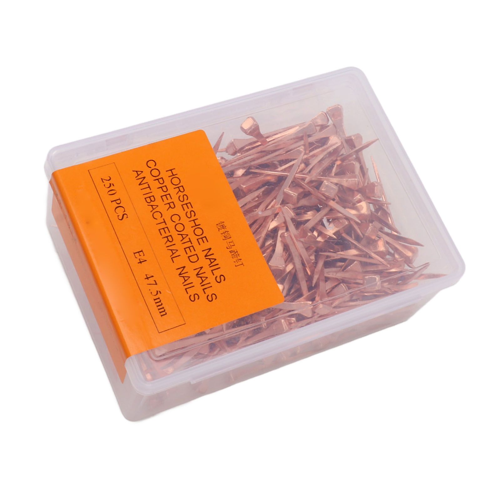 250Pcs Horseshoe Nails Copper Plated Rustproof Equestrian Riding Equipment Pet Supplies 47.5mm E4 - Image 8
