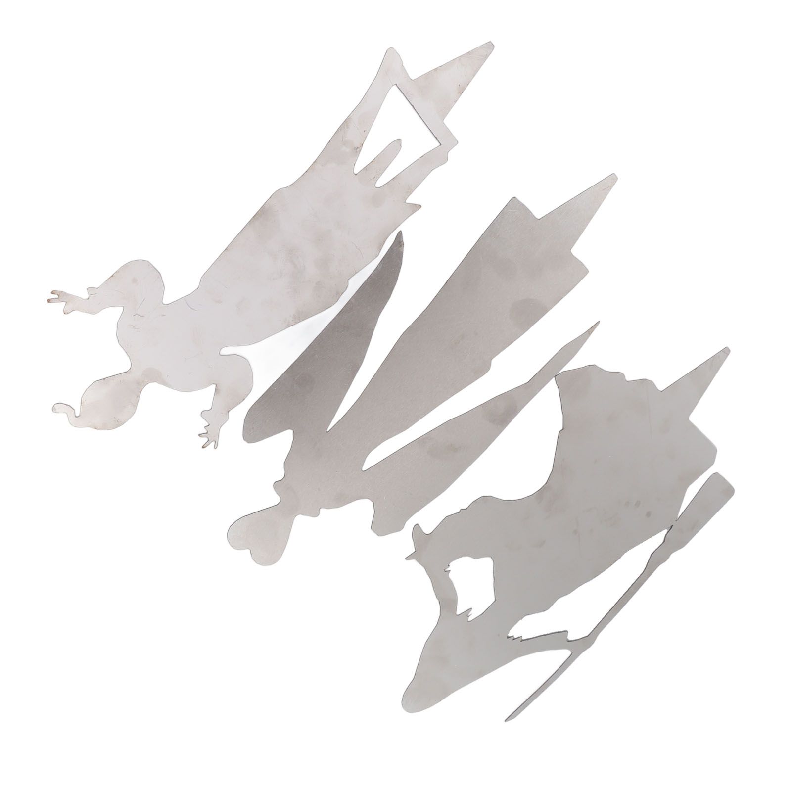3Pcs Halloween Silhouette Yard Signs Iron Metal Witch Halloween Decorations Outdoor for Party Festivals Home - Image 4