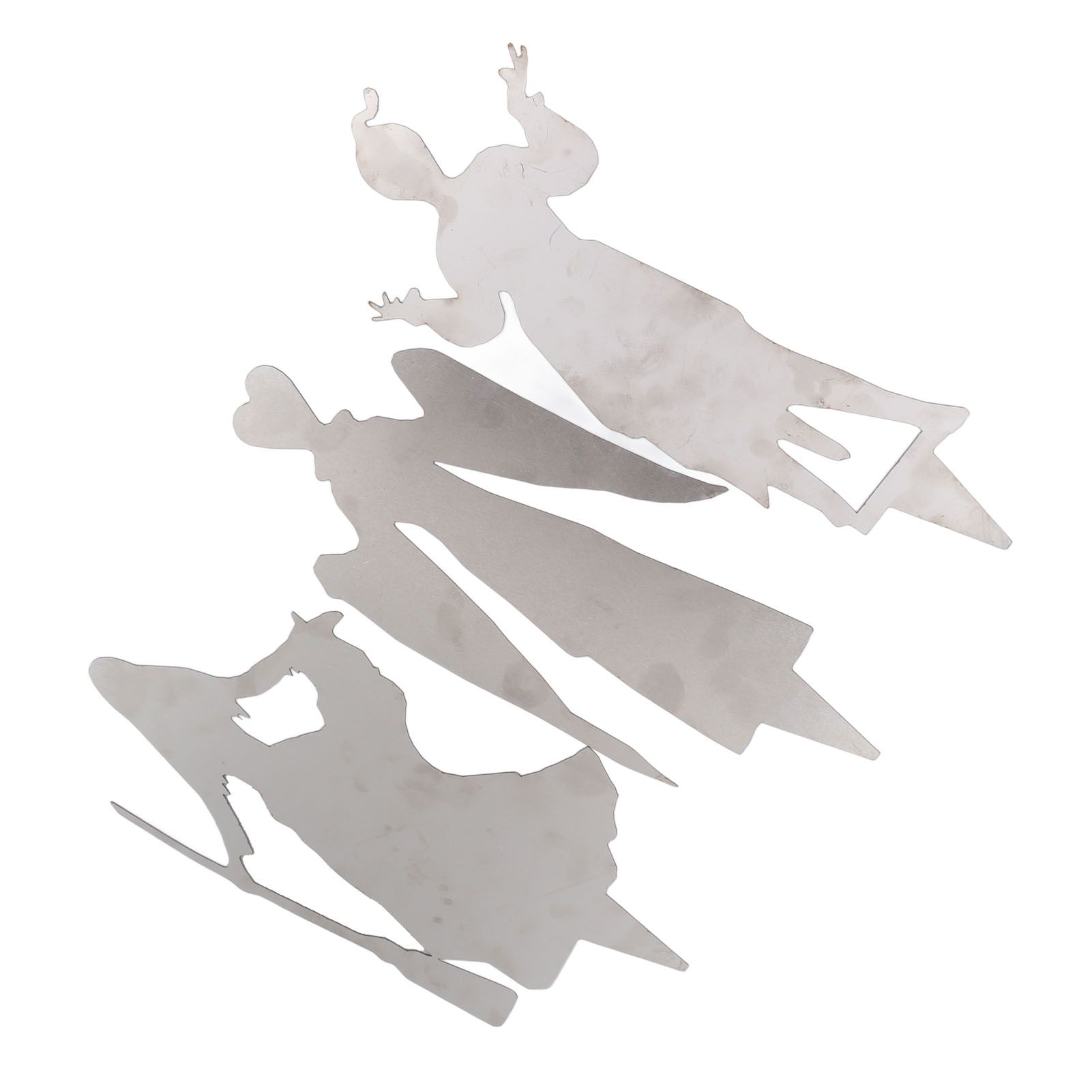 3Pcs Halloween Silhouette Yard Signs Iron Metal Witch Halloween Decorations Outdoor for Party Festivals Home - Image 5