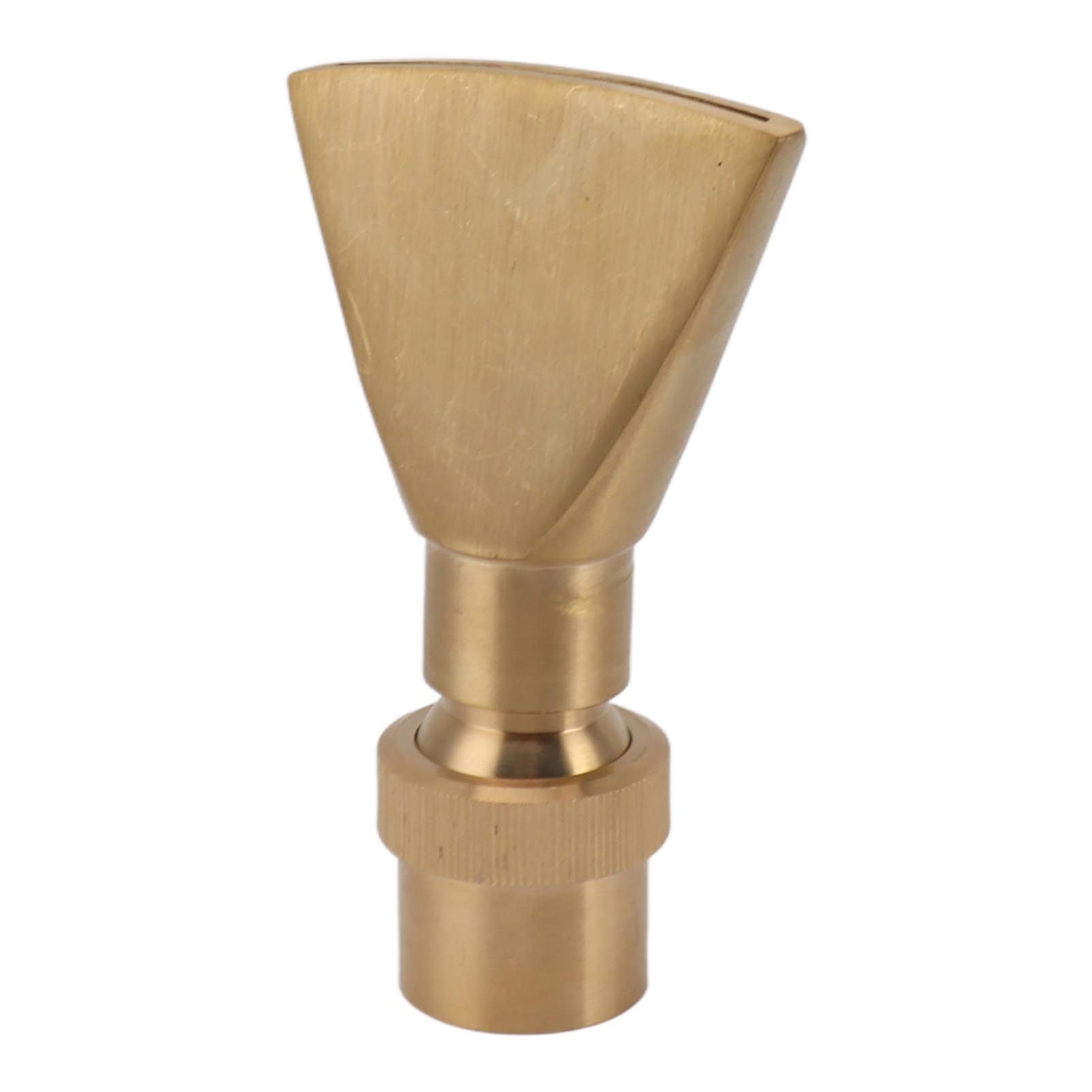 Fan Shaped Fountain Nozzle Copper Adjustable Uniform Water Spray Fan Shaped Fountain Spray Head for Park G1in - Image 2