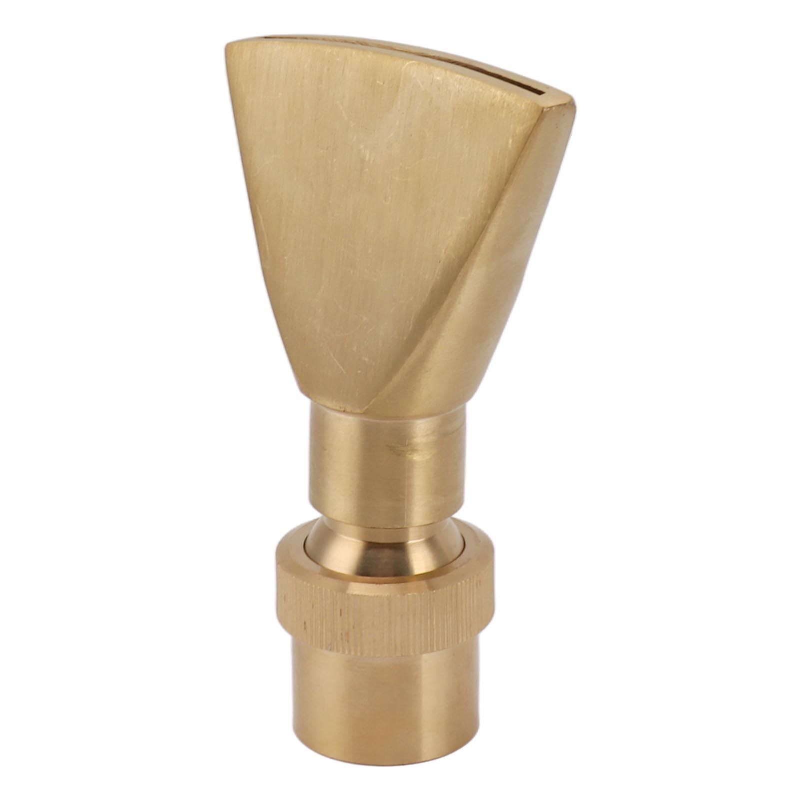 Fan Shaped Fountain Nozzle Copper Adjustable Uniform Water Spray Fan Shaped Fountain Spray Head for Park G1in - Image 3