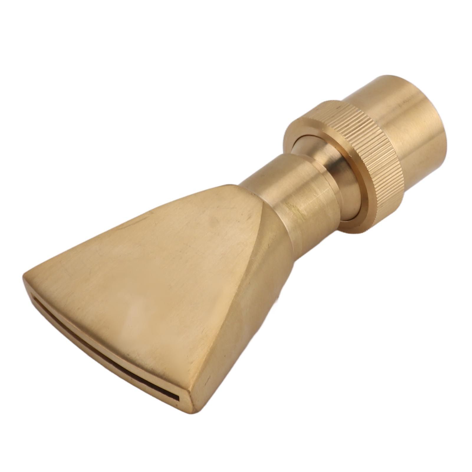 Fan Shaped Fountain Nozzle Copper Adjustable Uniform Water Spray Fan Shaped Fountain Spray Head for Park G1in - Image 4
