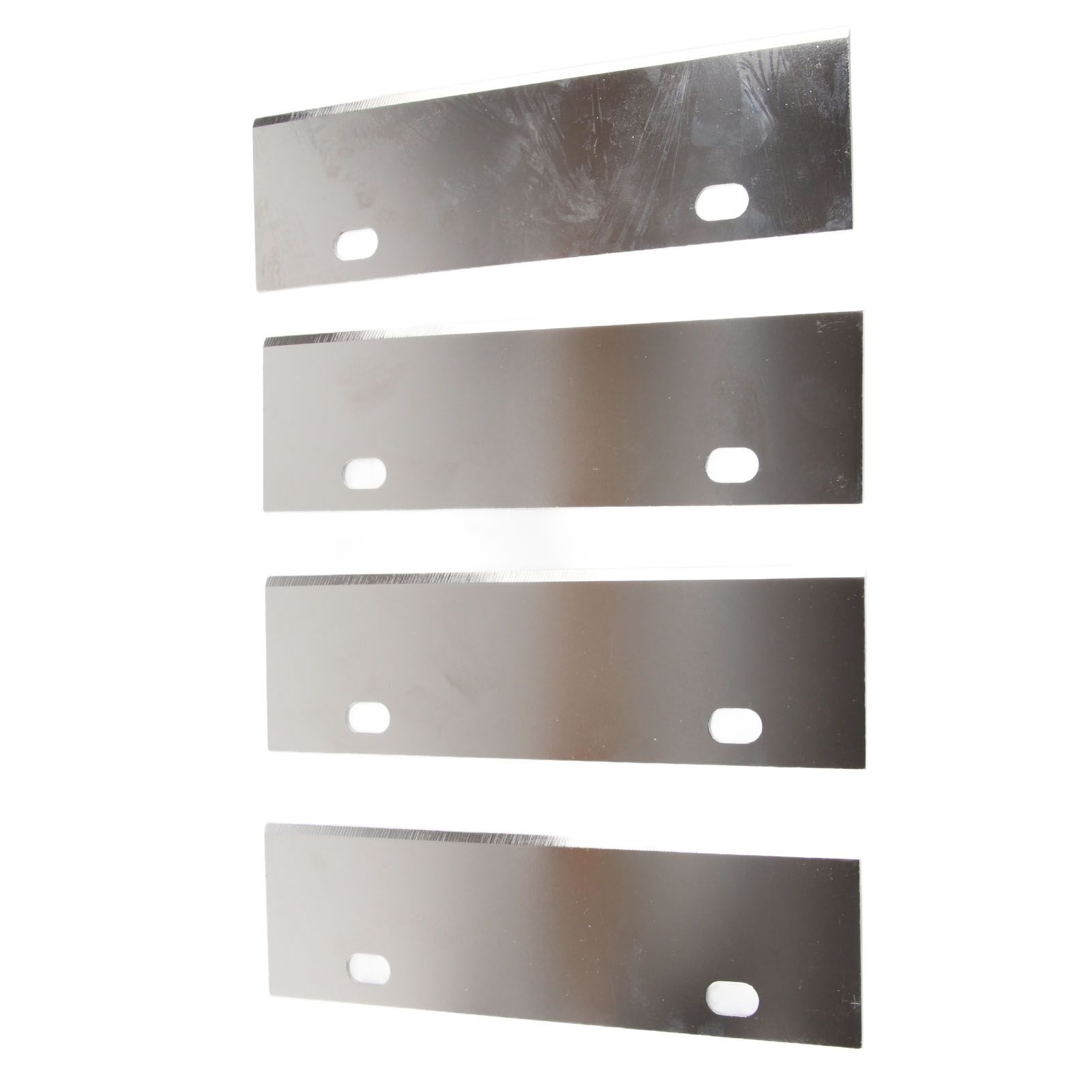 4PCS Grill Scraper Blades Stainless Steel Heavy Duty Griddle Scraper Replacement Blade Accessories for Outdoor BBQ Grill Cleaning Tools - Image 2