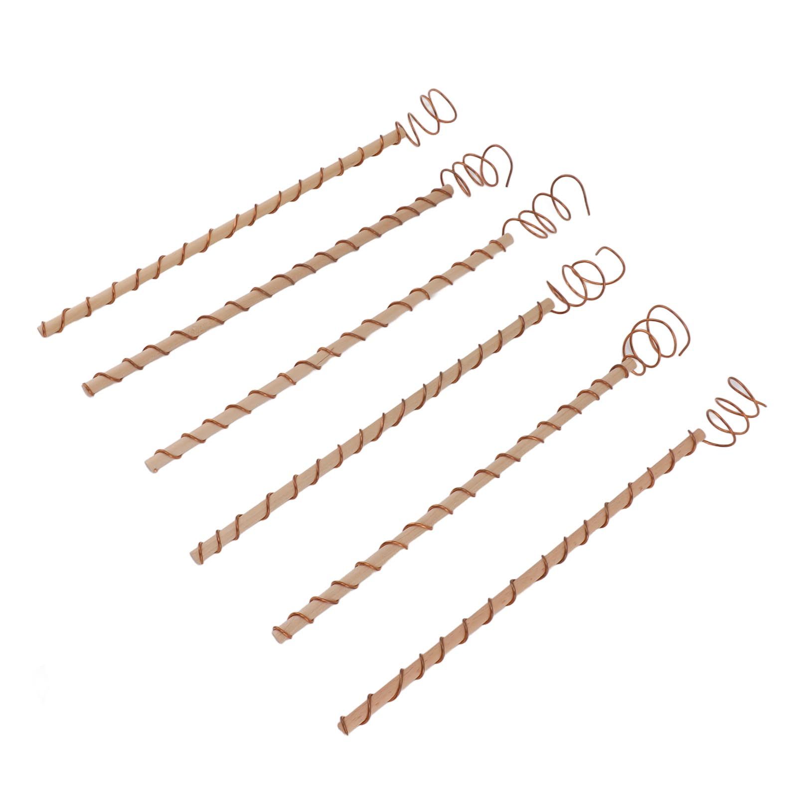 6PCS Electroculture Stakes Stable Support Garden Antenna Copper Coil for Growing Garden Plants Fruits Vegetables - Image 3