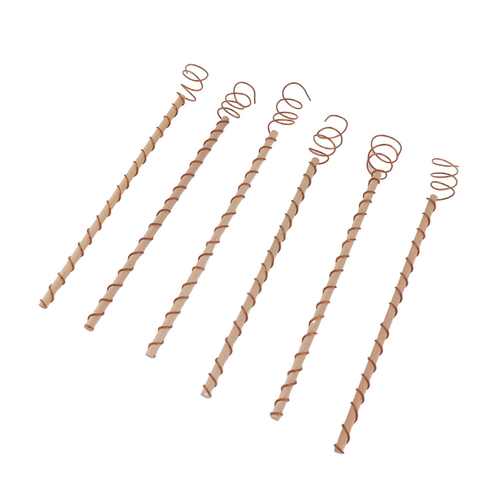 6PCS Electroculture Stakes Stable Support Garden Antenna Copper Coil for Growing Garden Plants Fruits Vegetables - Image 4