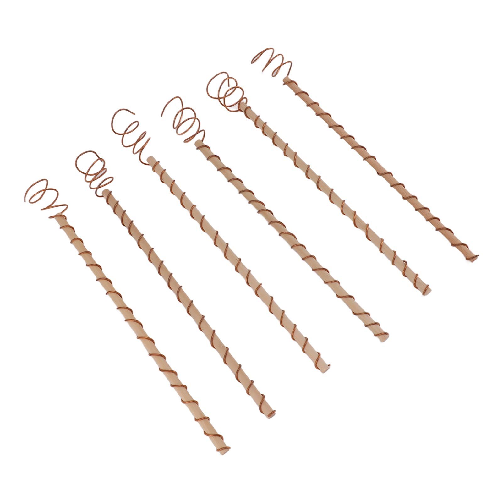 6PCS Electroculture Stakes Stable Support Garden Antenna Copper Coil for Growing Garden Plants Fruits Vegetables - Image 5