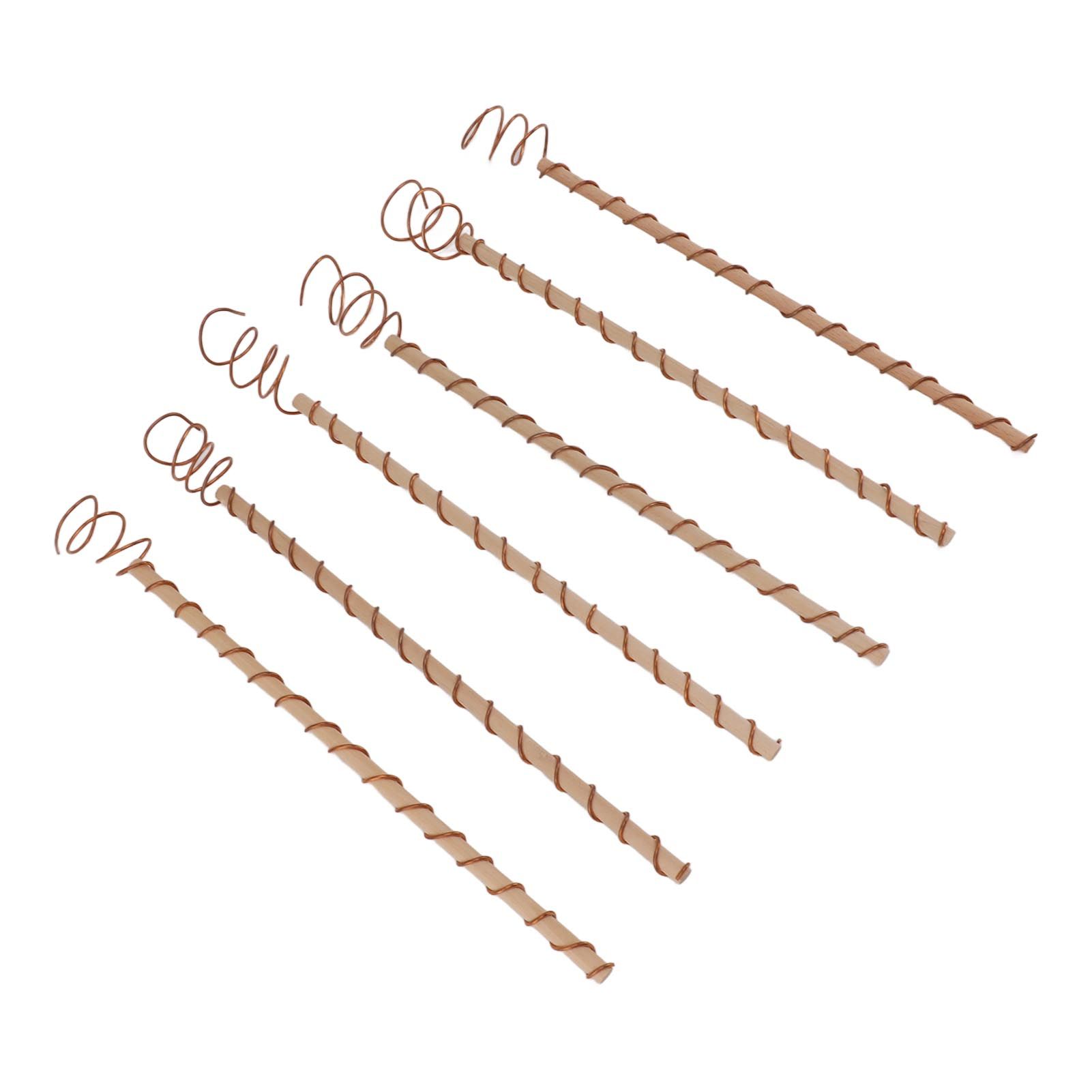 6PCS Electroculture Stakes Stable Support Garden Antenna Copper Coil for Growing Garden Plants Fruits Vegetables - Image 6