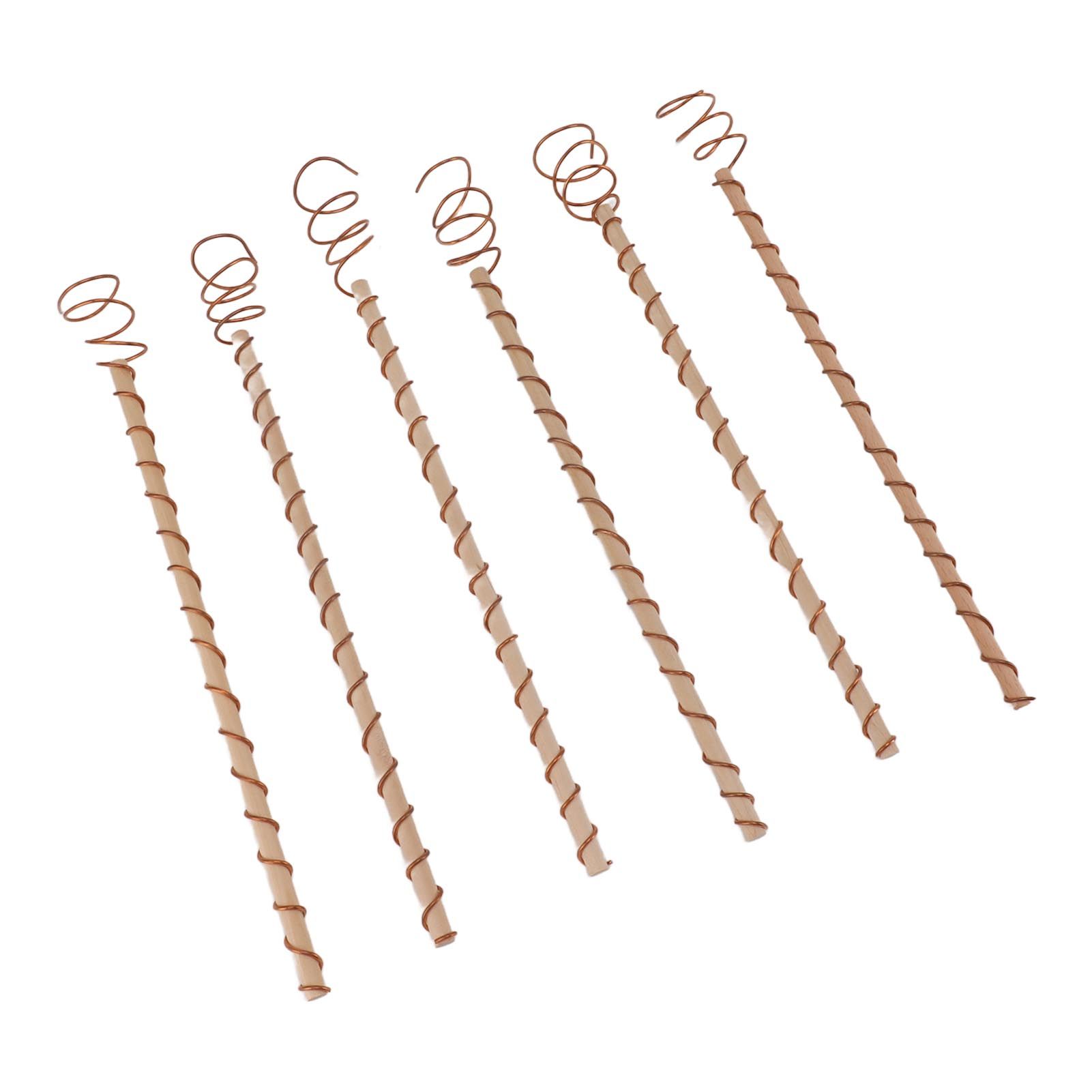 6PCS Electroculture Stakes Stable Support Garden Antenna Copper Coil for Growing Garden Plants Fruits Vegetables - Image 7