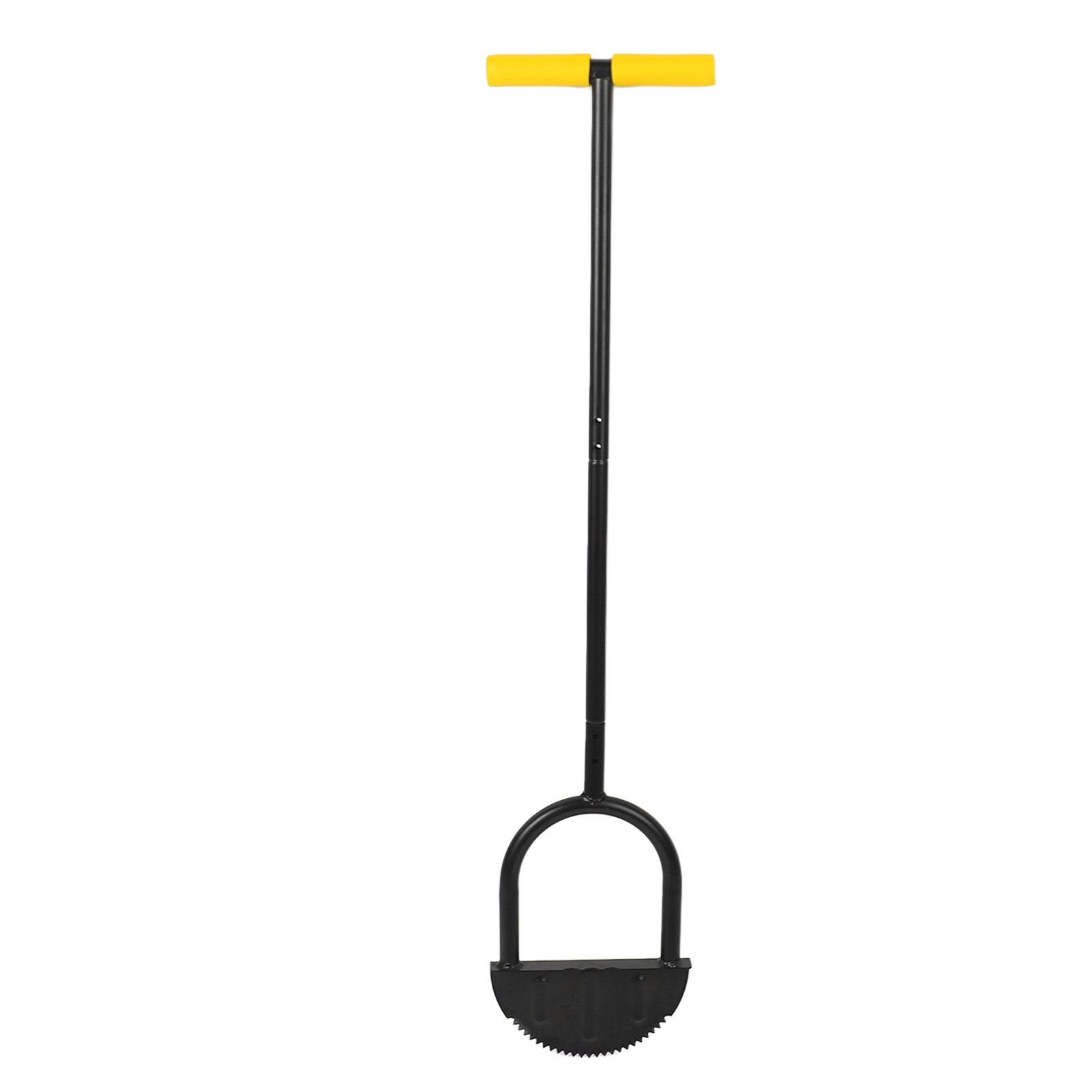Lawn Edger Tool Half Moon Sharp Saw Tooth Long Handle Hand Edging Tools for Yard Garden Sidewalk Landscaping - Image 3
