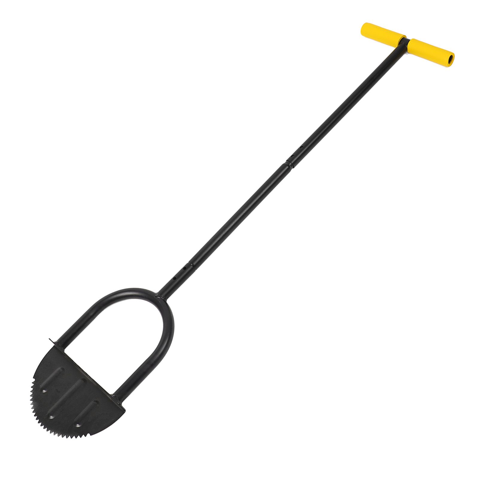 Lawn Edger Tool Half Moon Sharp Saw Tooth Long Handle Hand Edging Tools for Yard Garden Sidewalk Landscaping - Image 5