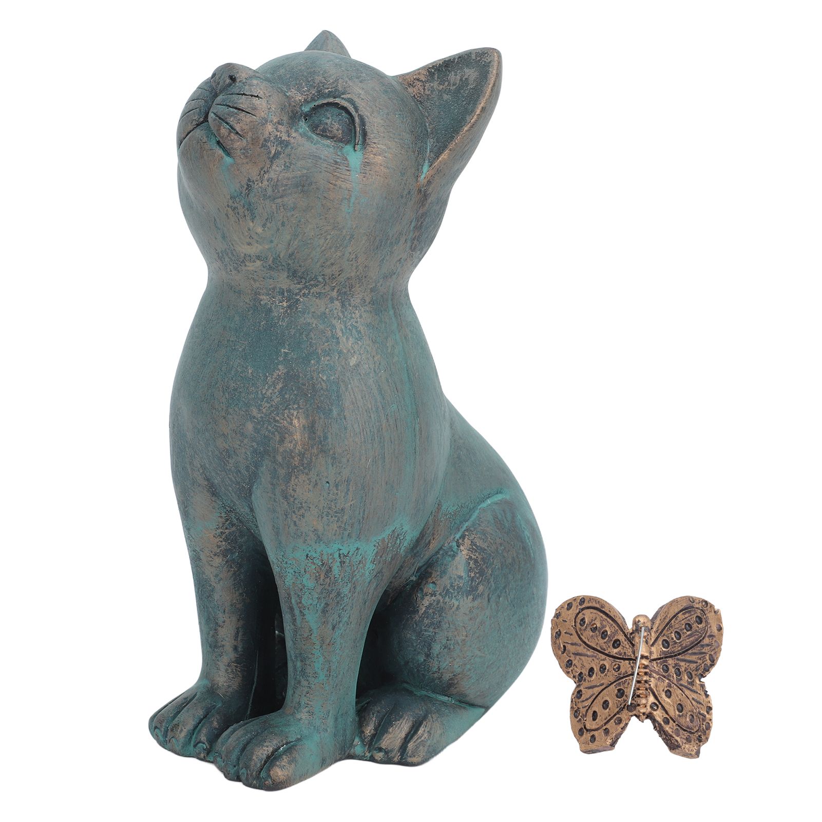 Outdoor Garden Decor Resin Halloween Garden Sculpture Statue for Home Figurines Outdoor Yard Patio Lawn Ornaments Cat - Image 1