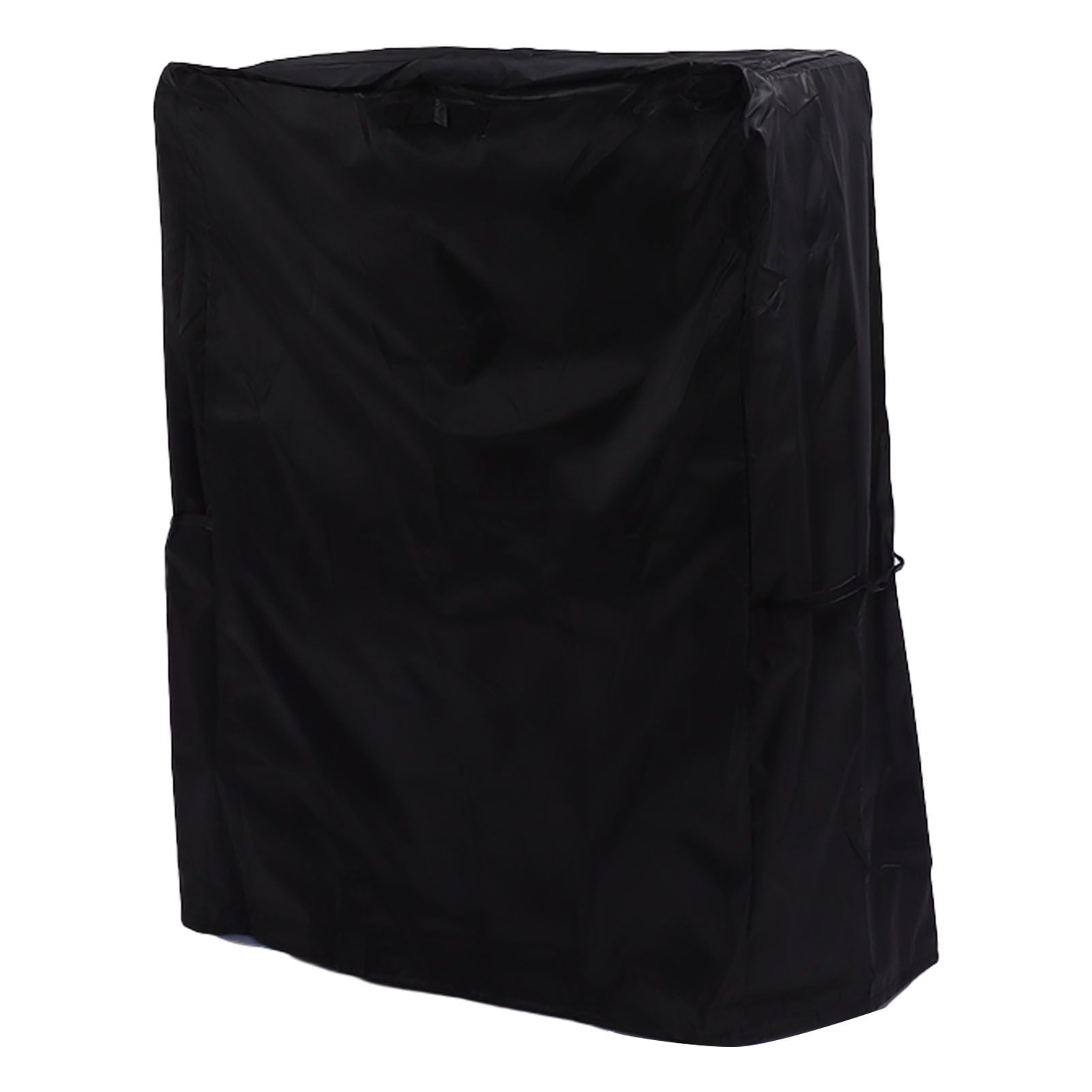 420D Oxford Fabric Waterproof BBQ Grill Cover Heavy Duty Waterproof Barbecue Gas Grill Cover Outer Black Inner Silver 147x61x122cm - Image 1