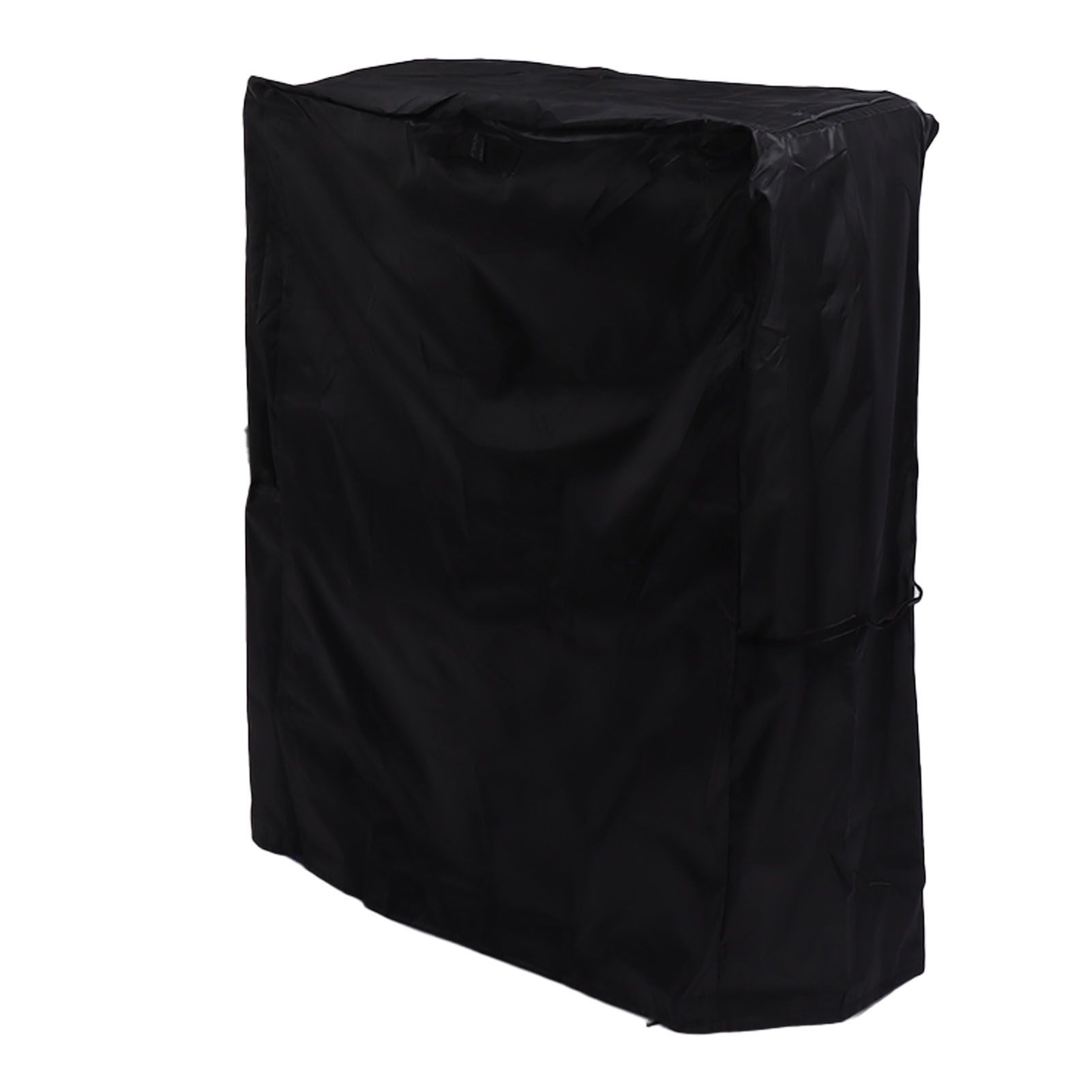 420D Oxford Fabric Waterproof BBQ Grill Cover Heavy Duty Waterproof Barbecue Gas Grill Cover Outer Black Inner Silver 147x61x122cm - Image 2