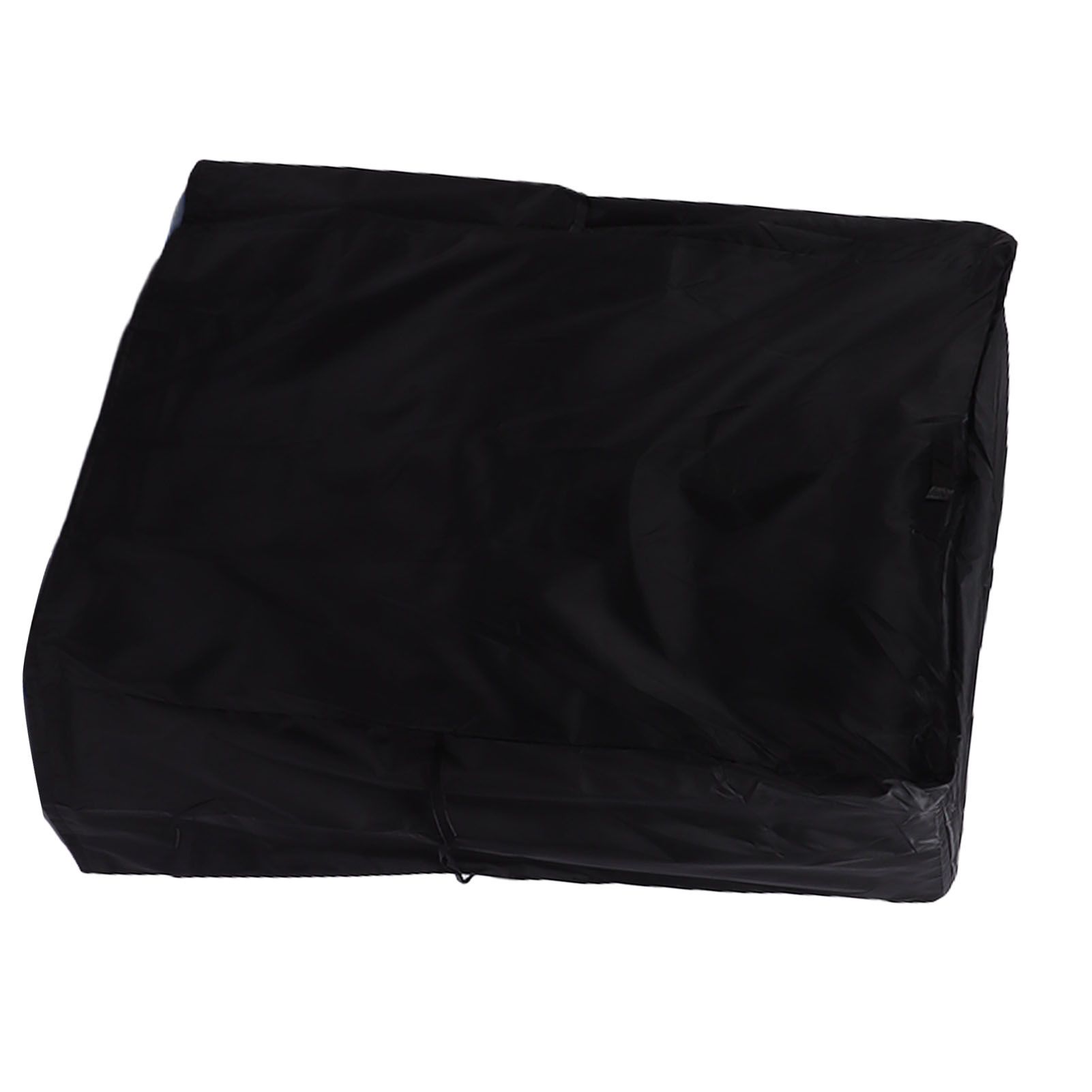 420D Oxford Fabric Waterproof BBQ Grill Cover Heavy Duty Waterproof Barbecue Gas Grill Cover Outer Black Inner Silver 147x61x122cm - Image 3