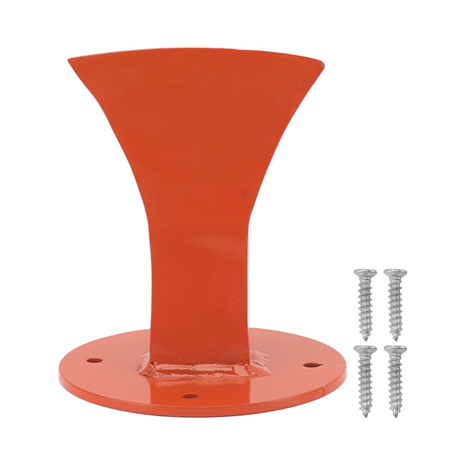 Firewood Splitter Manual Kindling Splitter Antislip Safe Log Splitter Wood Splitter for Indoor Outdoor Forged Steel Orange - Image 1