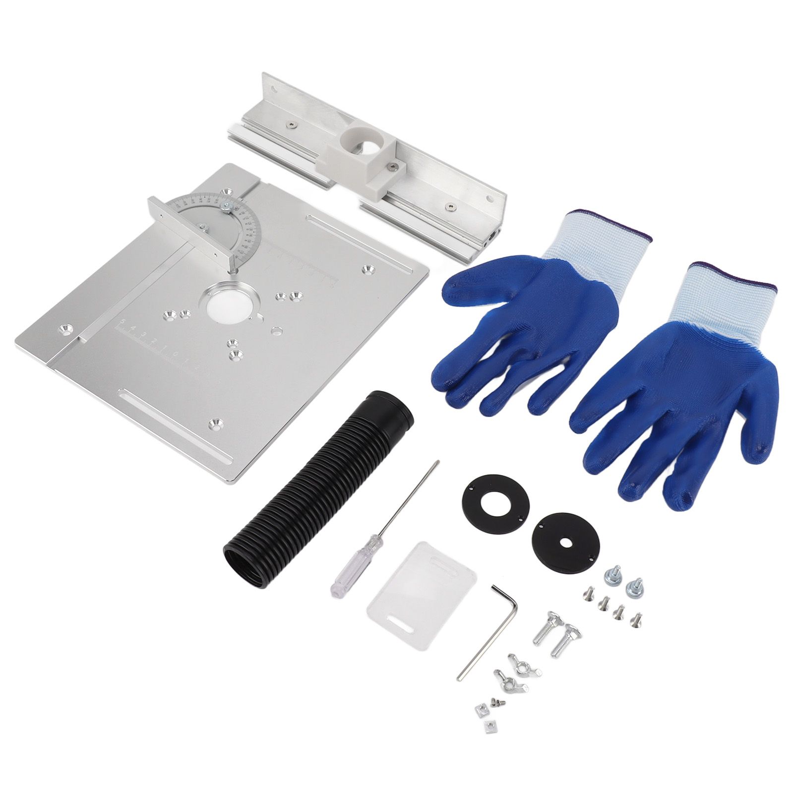 Aluminium Router Table Insert Plate Table for Woodworking Benches Router Plate Wood Tools Adjustable Milling Trimming Machine - Image 1