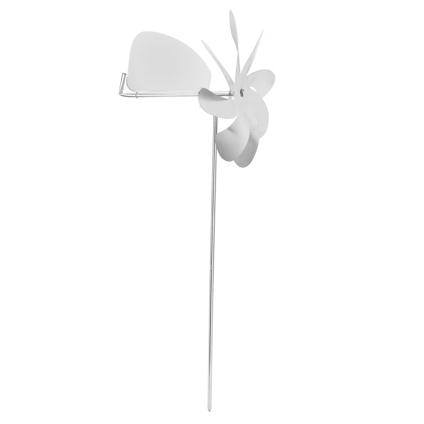 360 Degree Rotation Swivel Weathervane Stainless Steel Windmill Weather Vane for Outdoor Yard - Image 3