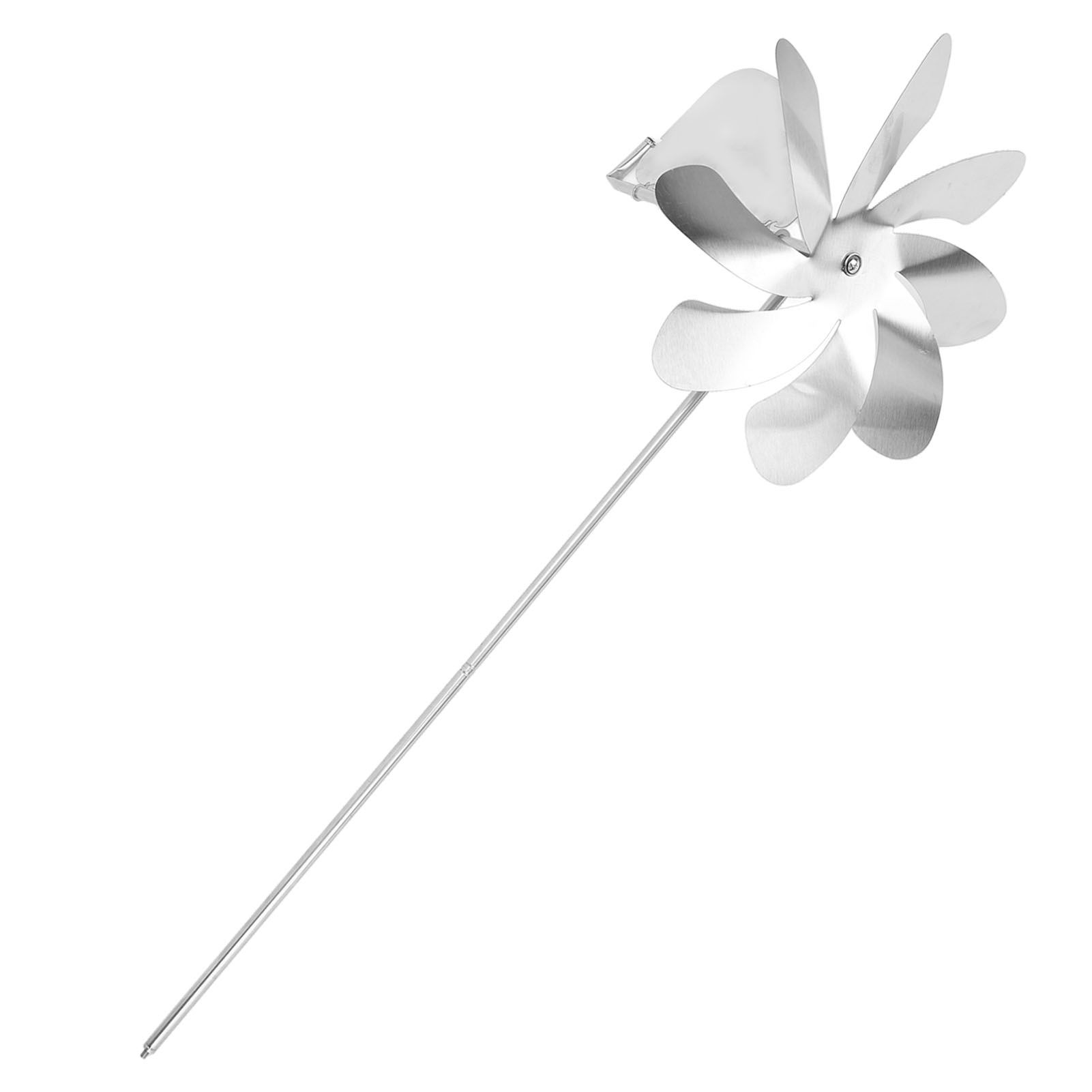 360 Degree Rotation Swivel Weathervane Stainless Steel Windmill Weather Vane for Outdoor Yard - Image 7