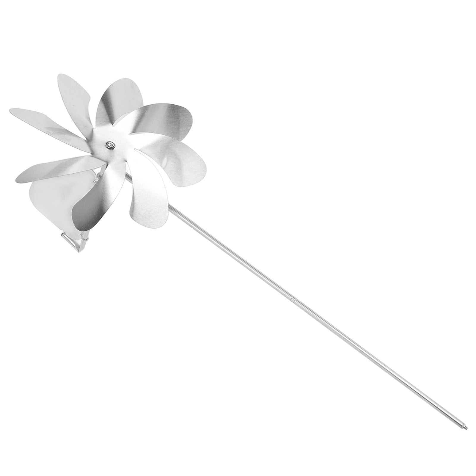 360 Degree Rotation Swivel Weathervane Stainless Steel Windmill Weather Vane for Outdoor Yard - Image 8