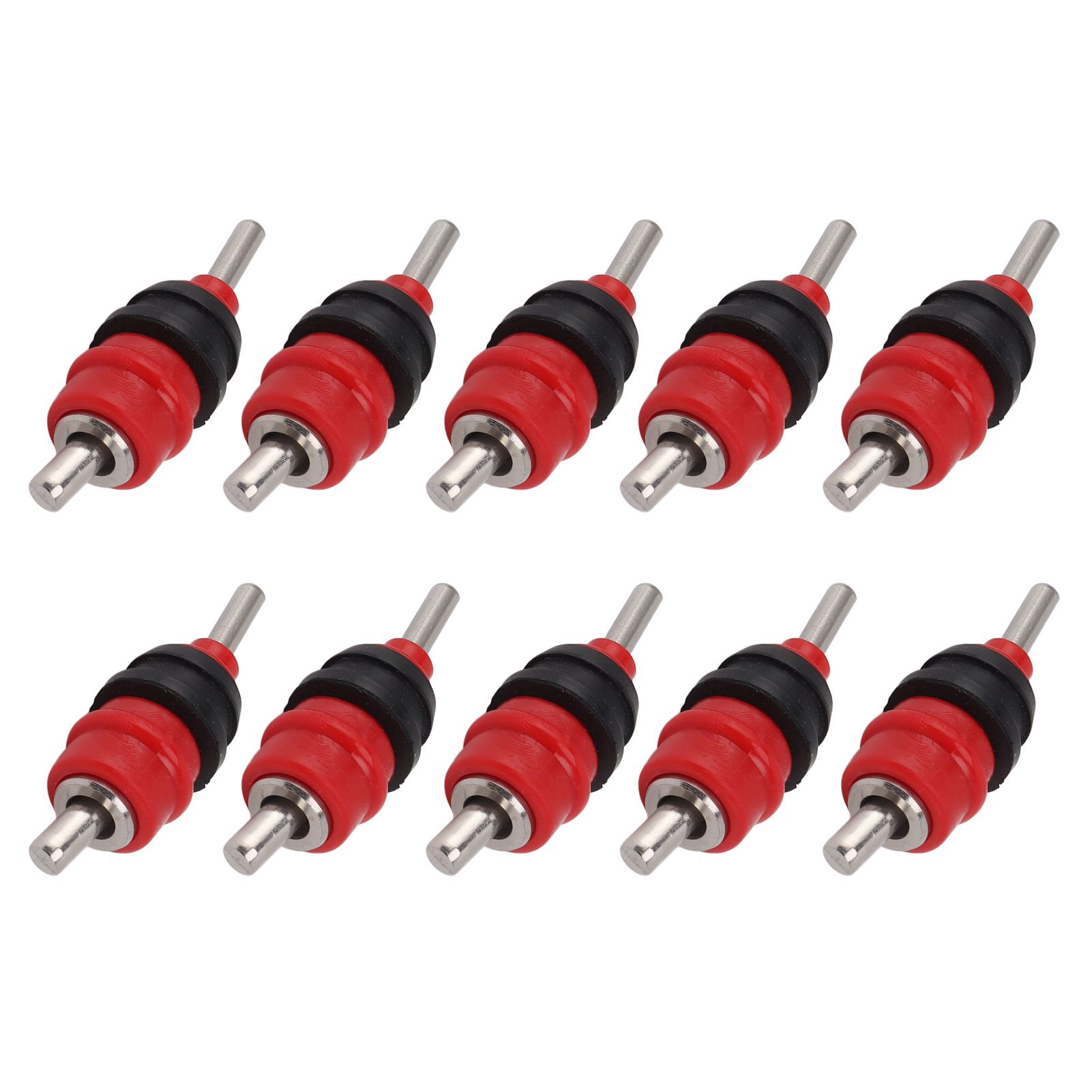 10pcs Automatic Chicken Water Nipple 360 Degree Poultry Drinking Water Chicken Duck Hen Watering Nipple Red Steel Ball - Image 3