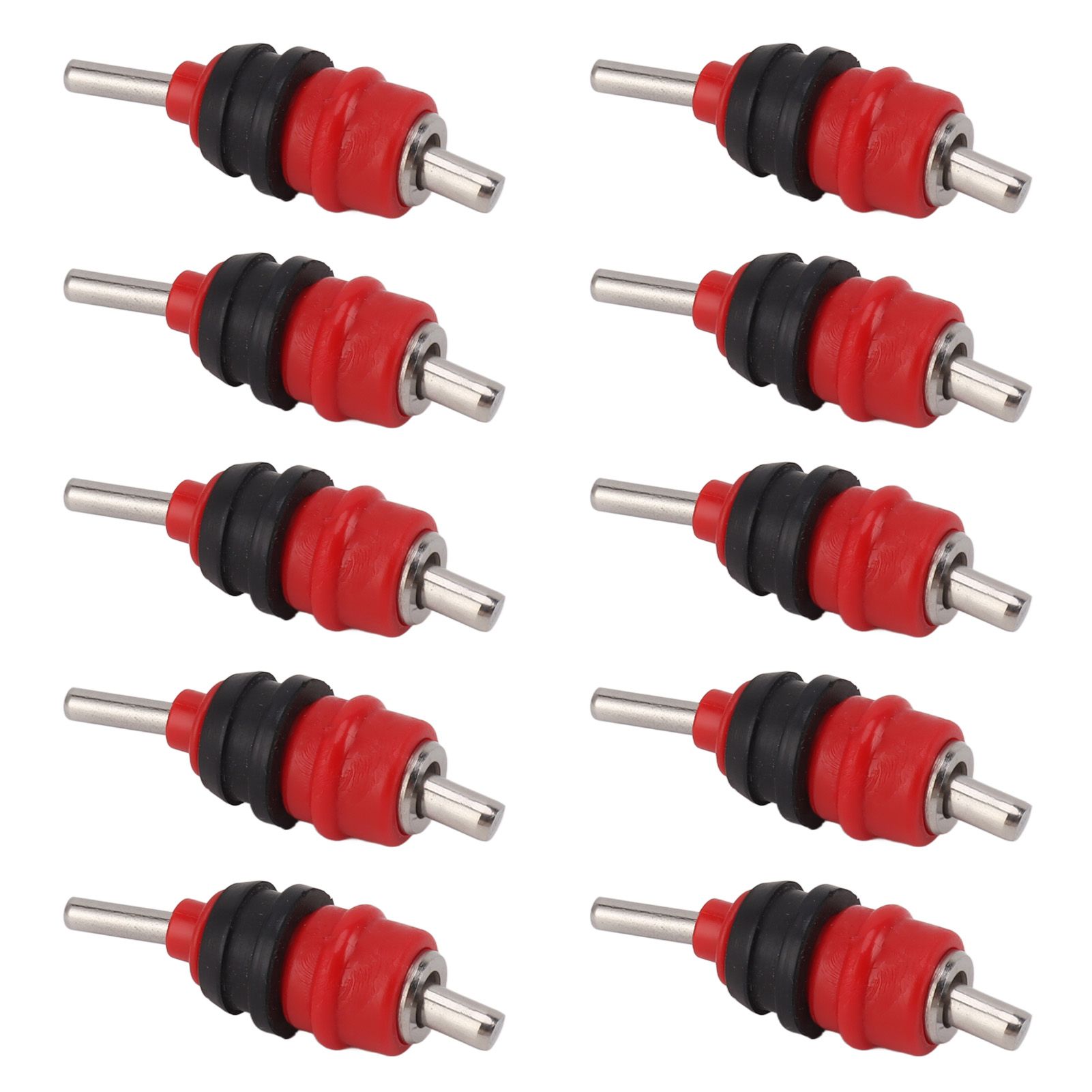 10pcs Automatic Chicken Water Nipple 360 Degree Poultry Drinking Water Chicken Duck Hen Watering Nipple Red Steel Ball - Image 5