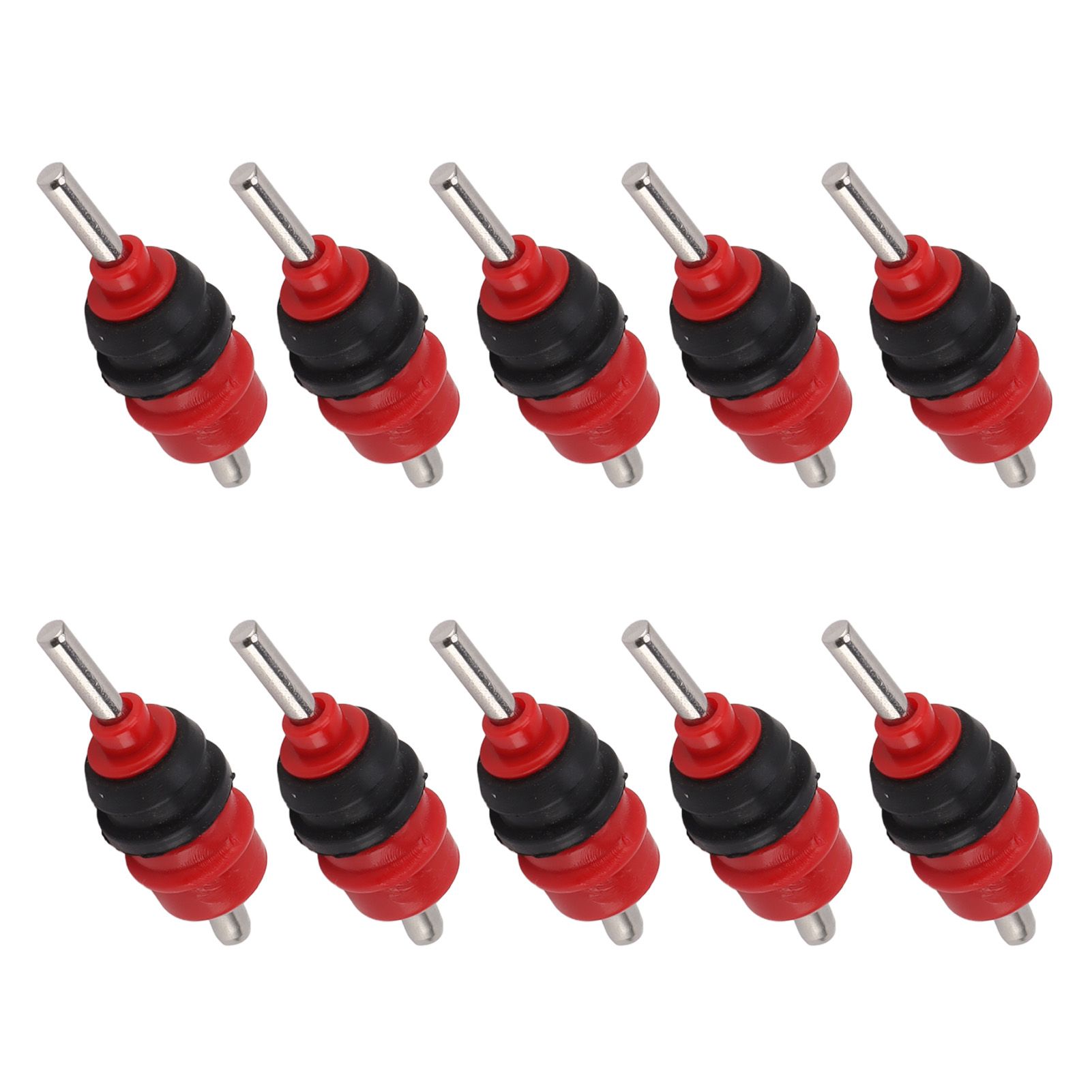 10pcs Automatic Chicken Water Nipple 360 Degree Poultry Drinking Water Chicken Duck Hen Watering Nipple Red Steel Ball - Image 6