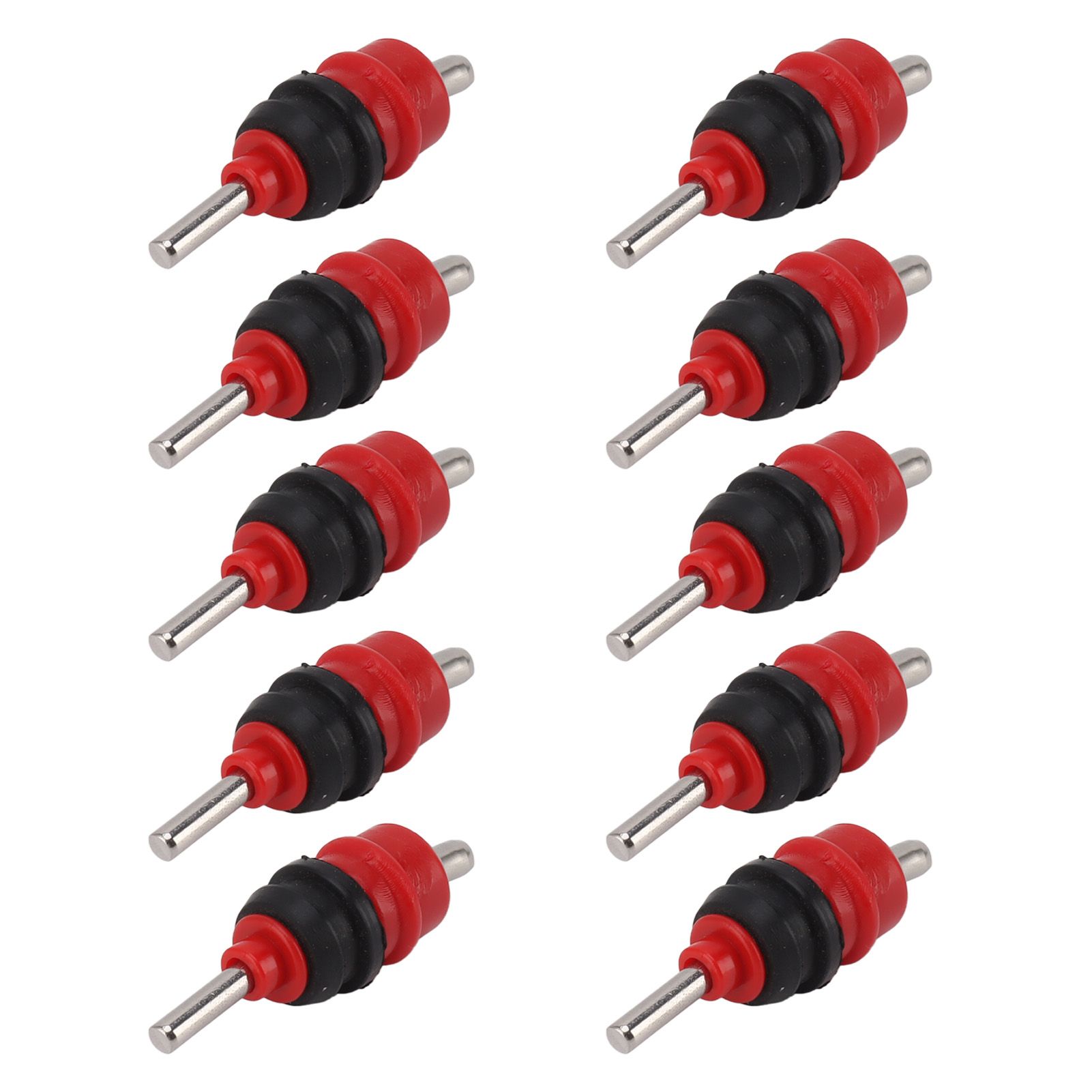 10pcs Automatic Chicken Water Nipple 360 Degree Poultry Drinking Water Chicken Duck Hen Watering Nipple Red Steel Ball - Image 7