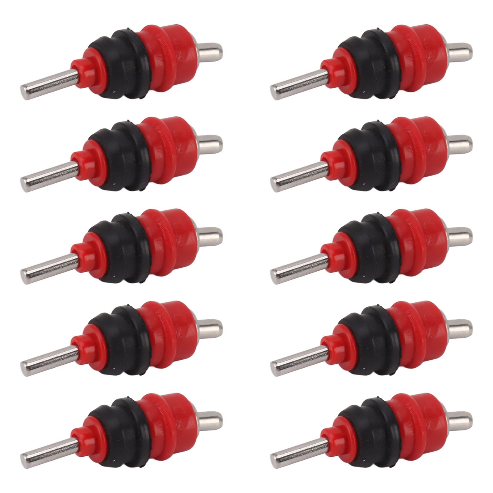 10pcs Automatic Chicken Water Nipple 360 Degree Poultry Drinking Water Chicken Duck Hen Watering Nipple Red Steel Ball - Image 8