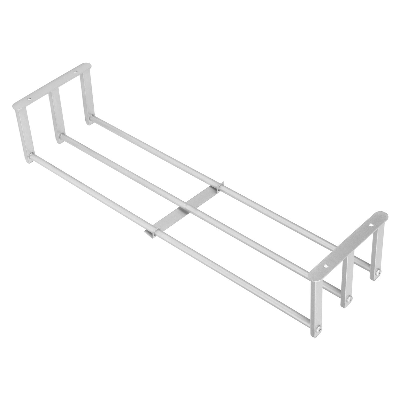 Bathroom Wall Towel Rack Wall Mounted 3 Bars Aluminum Alloy Rolled Towel Holder for Rolled Towels Silver - Image 7