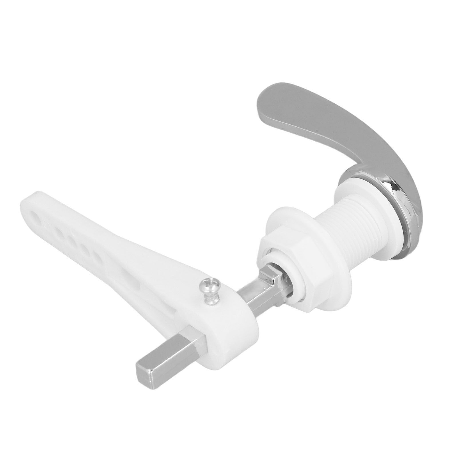 Toilet Tank Handle Electroplating Process Universal Zinc Alloy and Plastic Toilet Handle Replacement for Bathroom - Image 2