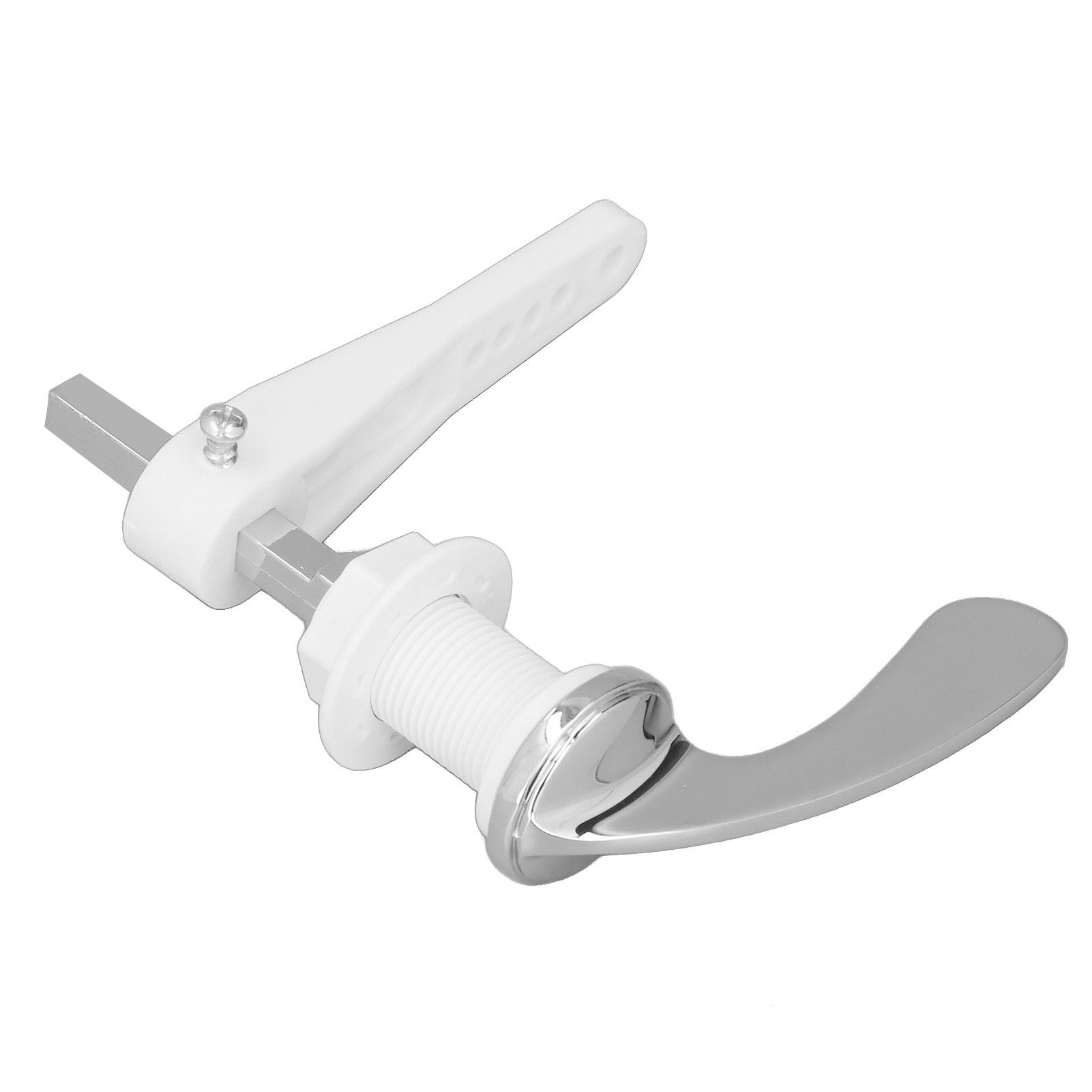 Toilet Tank Handle Electroplating Process Universal Zinc Alloy and Plastic Toilet Handle Replacement for Bathroom - Image 3