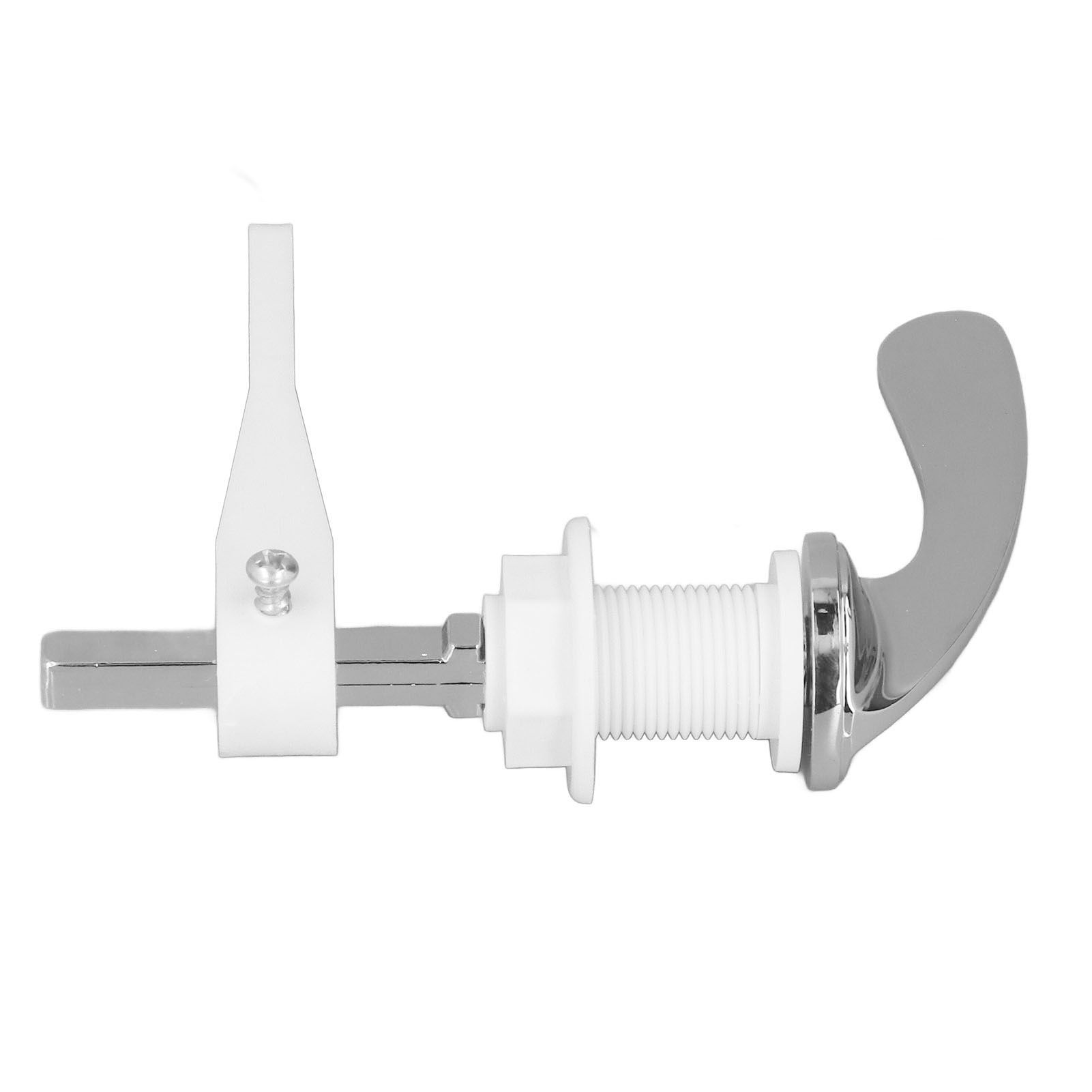 Toilet Tank Handle Electroplating Process Universal Zinc Alloy and Plastic Toilet Handle Replacement for Bathroom - Image 6