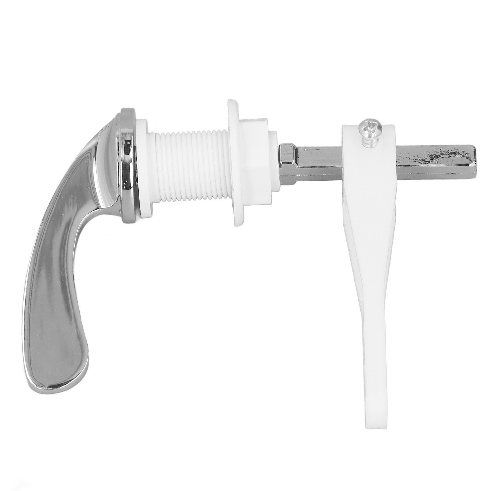 Toilet Tank Handle Electroplating Process Universal Zinc Alloy and Plastic Toilet Handle Replacement for Bathroom - Image 8