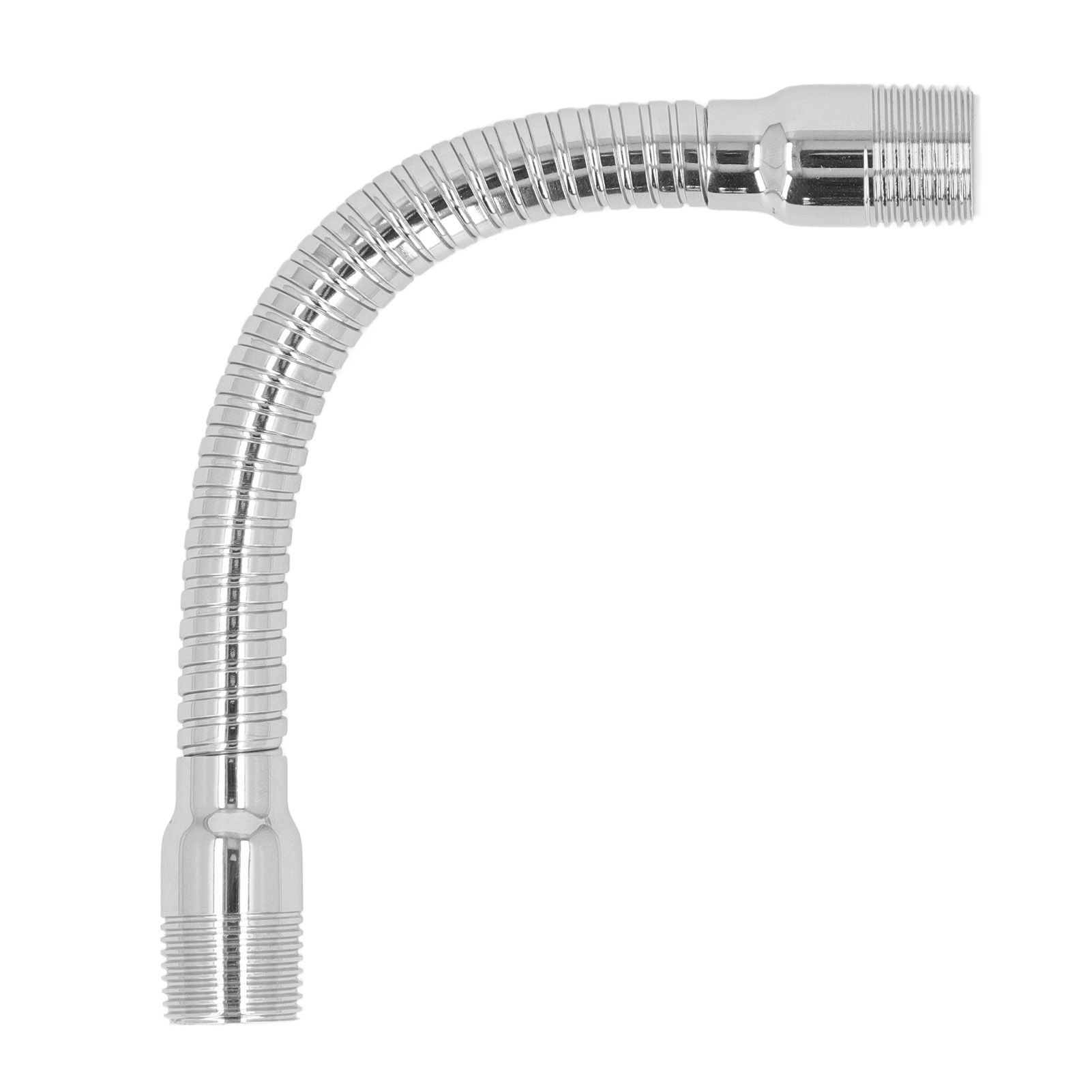 Adjustable Shower Head Extension Arm with Flange Rotating Swiveling Shower Head Arm for Bathroom - Image 2