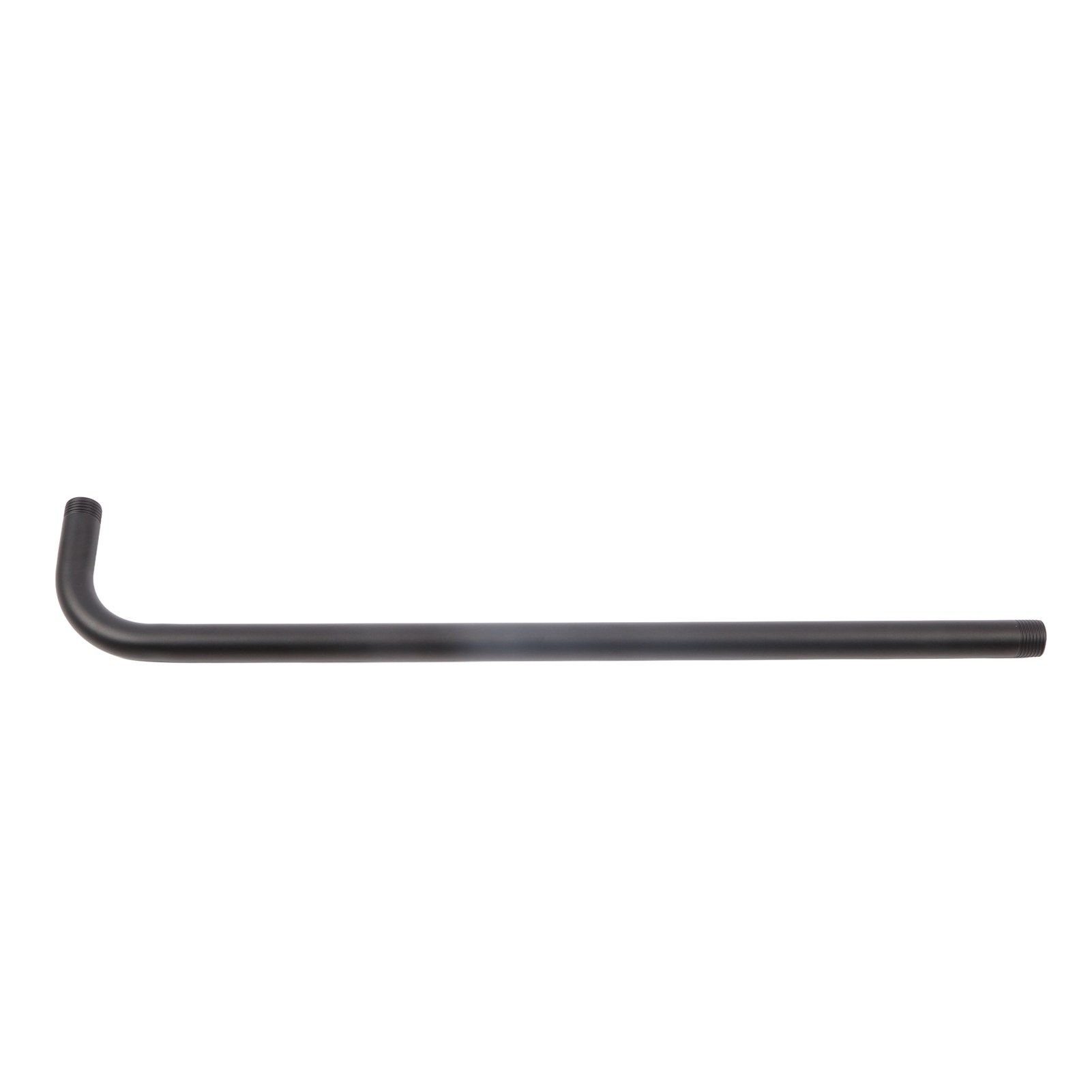 Shower Arm Stainless Steel Shower Head Extension Pipe Bathroom Shower Hardware Accessories Black 52cm - Image 6