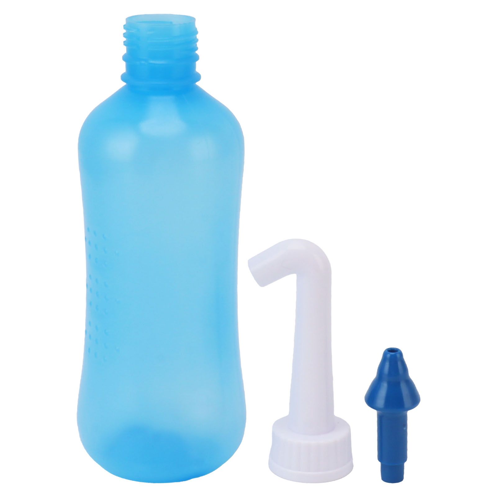 Nasal Irrigation Manual Sinus Rinse Bottle Pressure Nose Wash Cleaner for Children Adults Kids 310ml+ Single Hole Head - Image 1