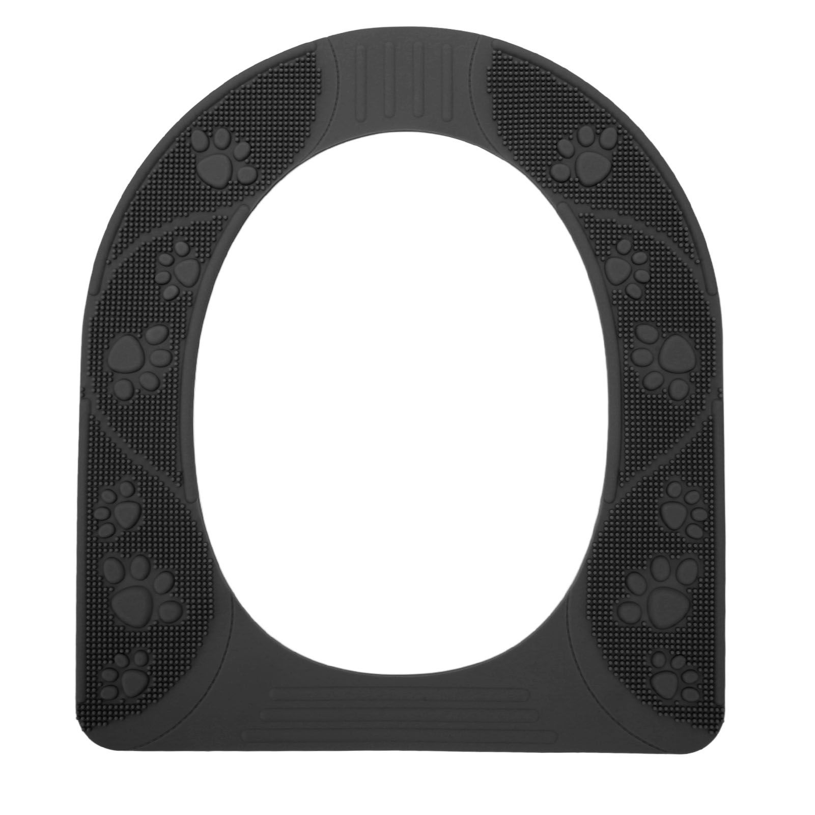 Four Season Universal Toilet Seat Cover Washable Silicone Non Slip Toilet Seat Cover Pad Grey - Image 1